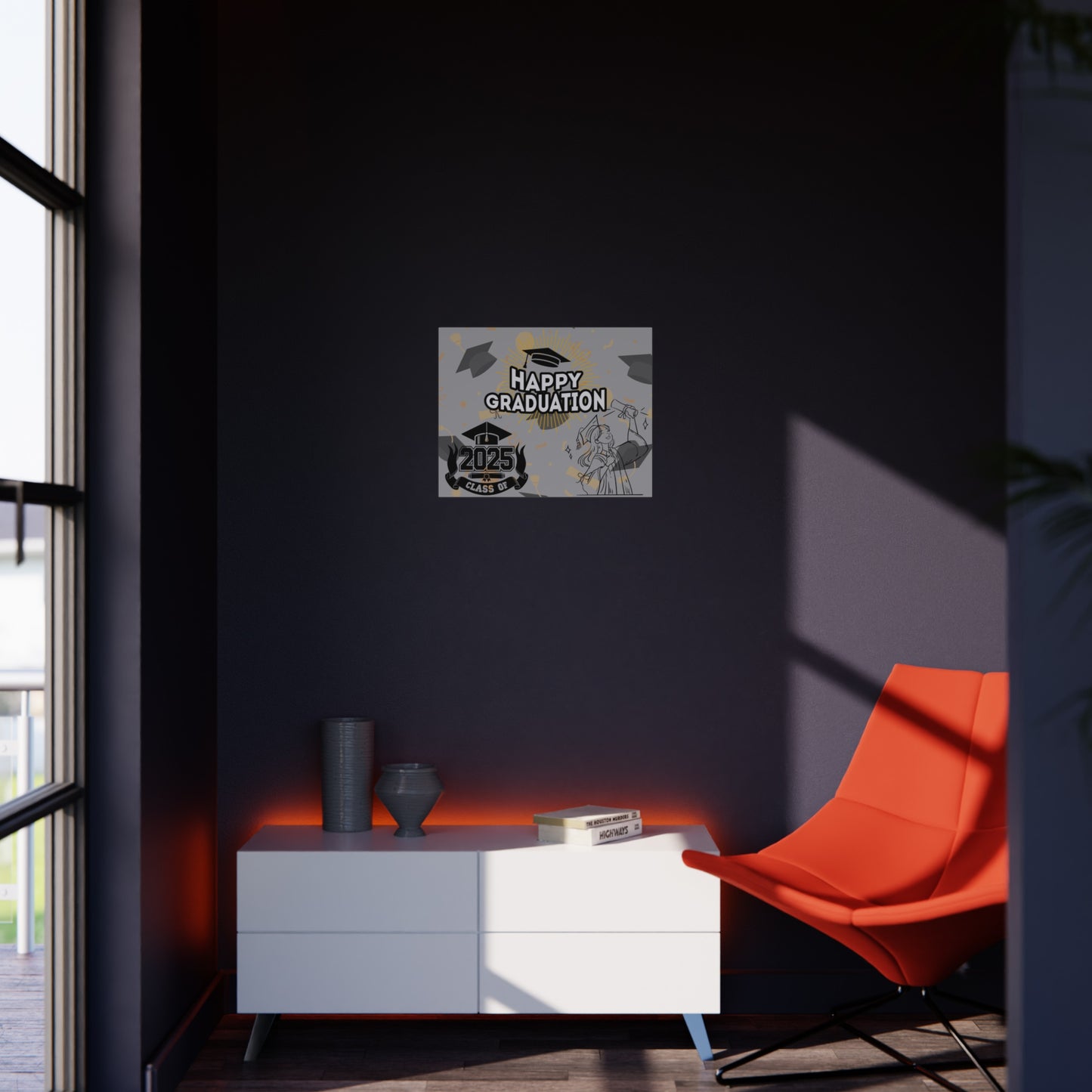 Graduation Foam Board Sign – Happy Graduation 2025 Decoration