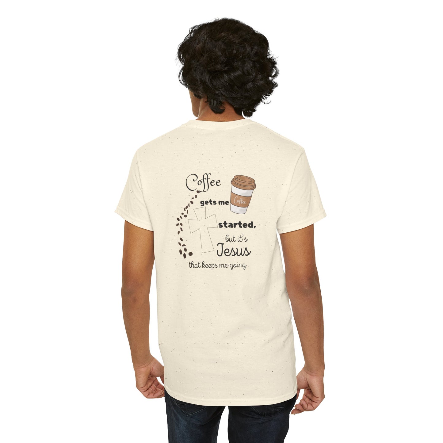 Coffee Time Unisex Heavy Cotton Tee - Faith & Caffeine Inspiration
