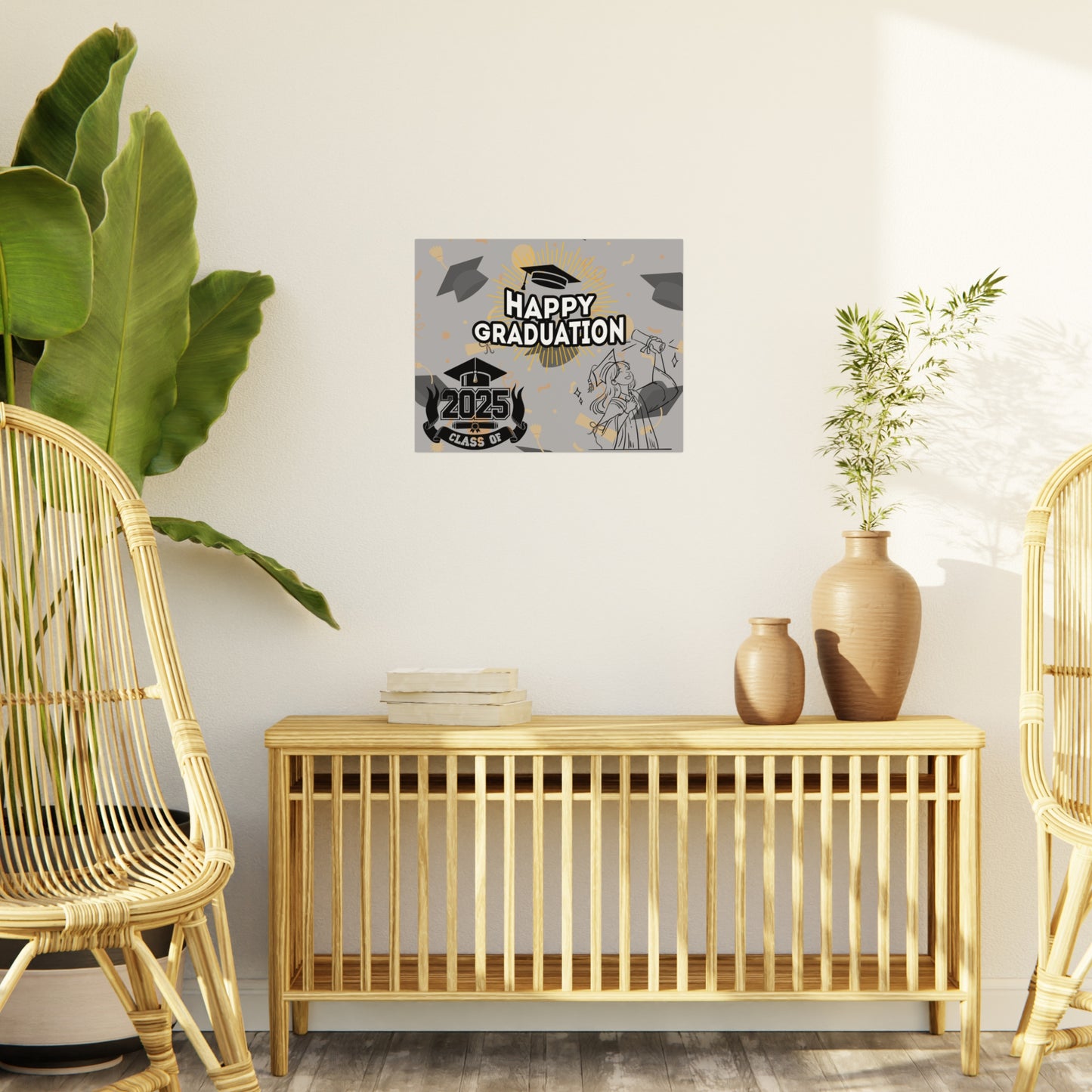 Graduation Foam Board Sign – Happy Graduation 2025 Decoration
