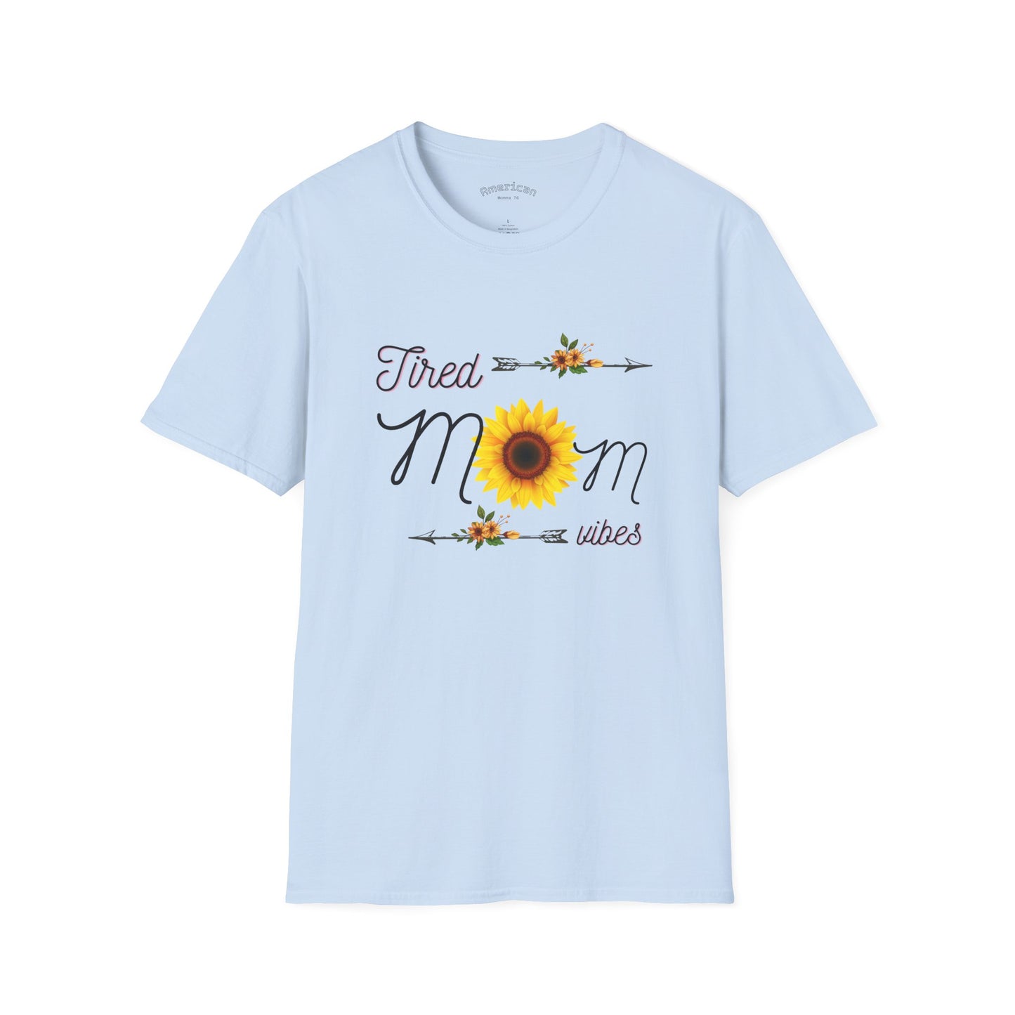 Tired Mom Vibes Unisex Softstyle T-Shirt