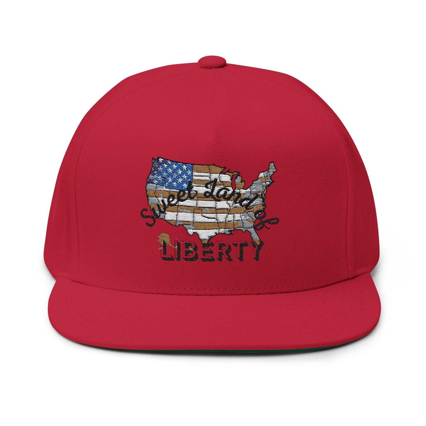 Flat Bill Cap (Embroidery)
