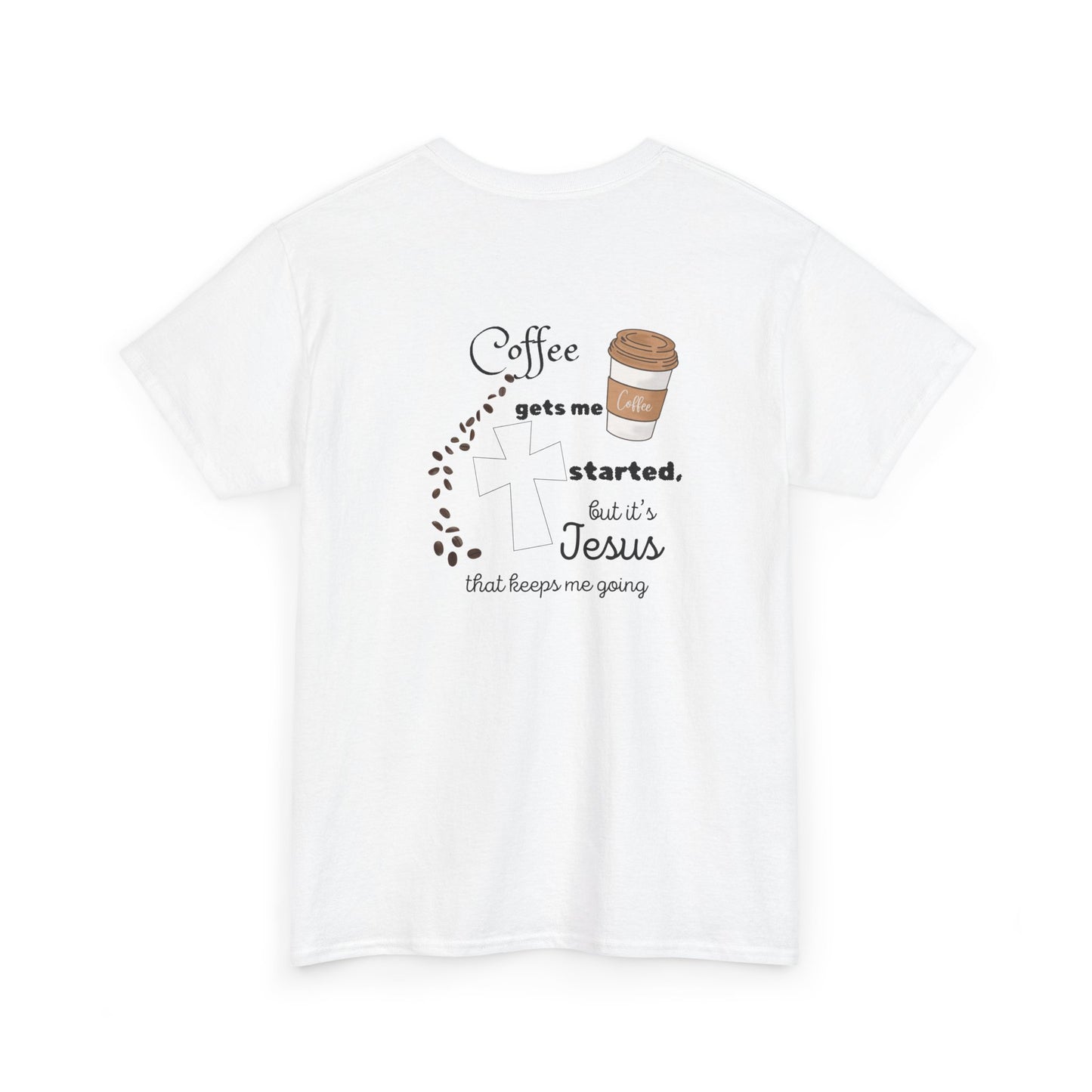 Coffee Time Unisex Heavy Cotton Tee - Faith & Caffeine Inspiration