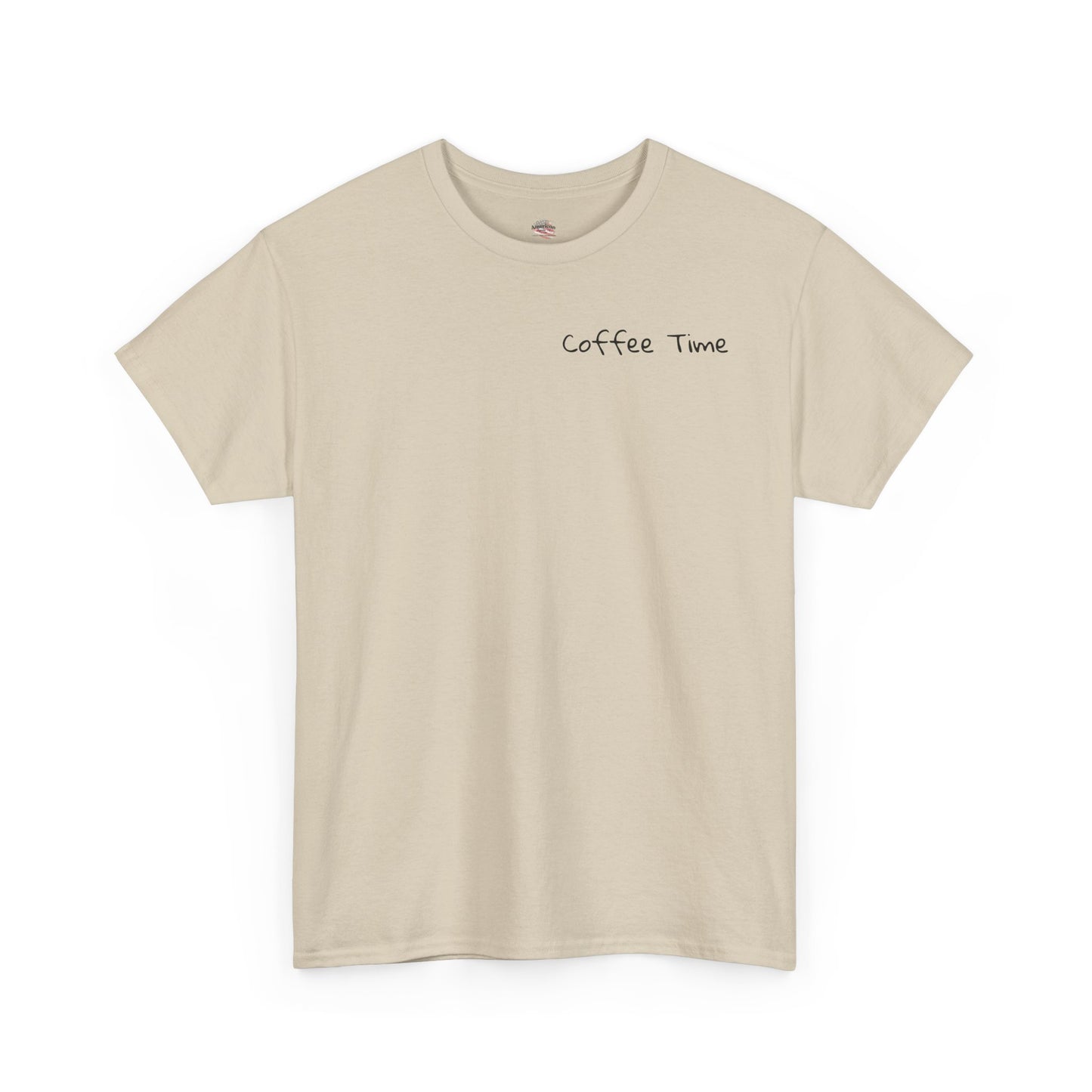 Coffee Time Unisex Heavy Cotton Tee - Faith & Caffeine Inspiration