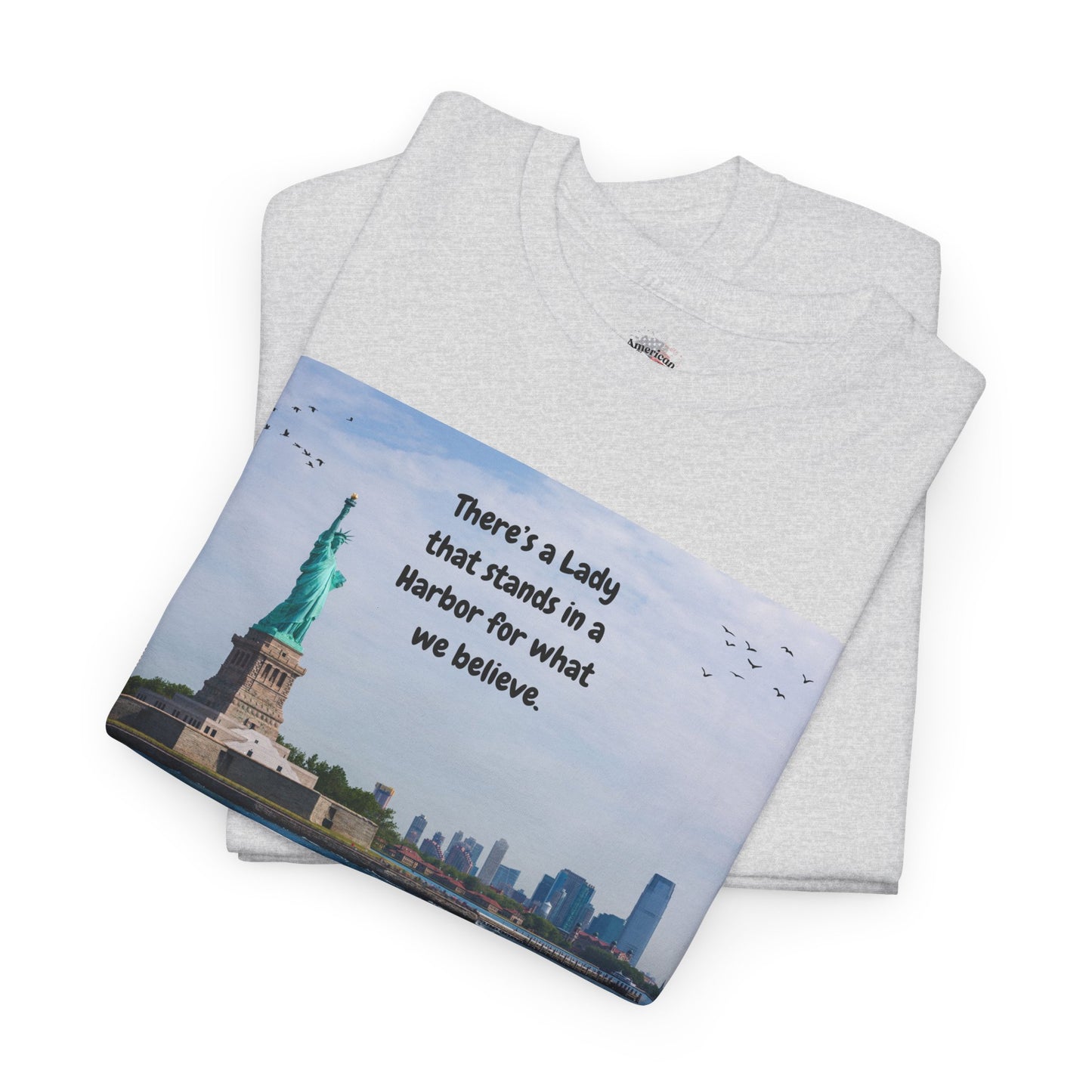 Unisex Heavy Cotton Tee with Lady Liberty Design, Inspirational Quote T-Shirt, Independence Day Gift, Patriot Apparel, New York [...]