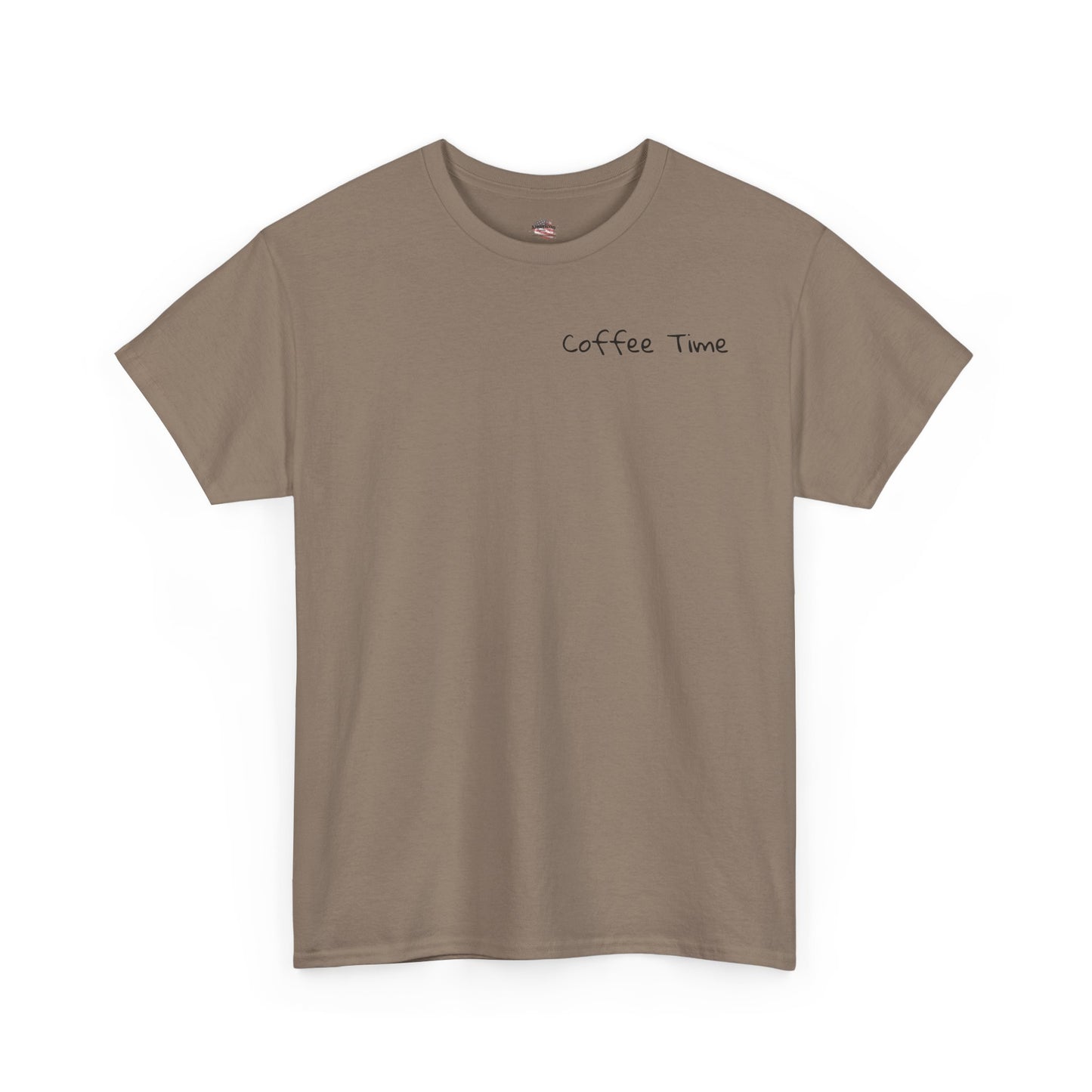 Coffee Time Unisex Heavy Cotton Tee - Faith & Caffeine Inspiration