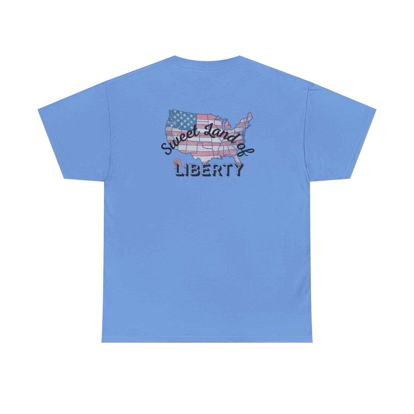 Patriotic Unisex Heavy Cotton Tee - Proud to be an American