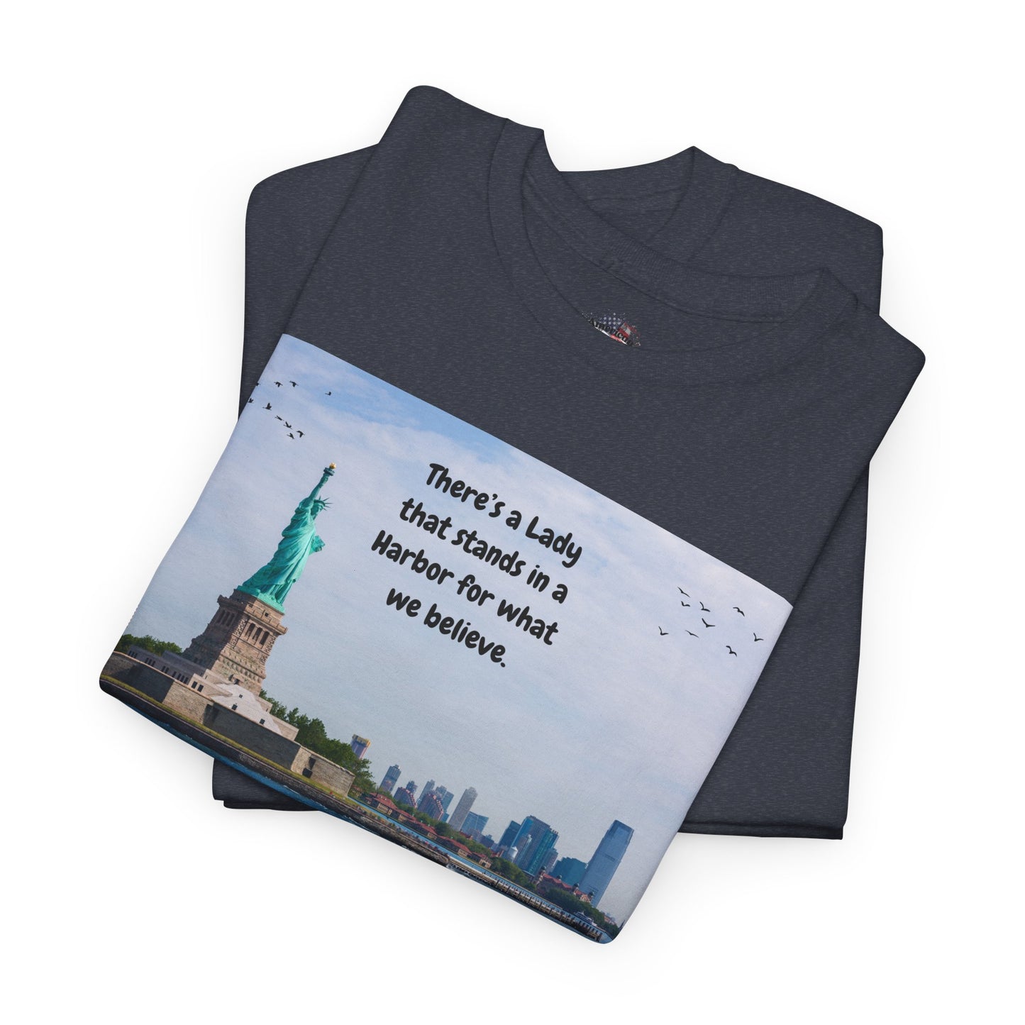 Unisex Heavy Cotton Tee with Lady Liberty Design, Inspirational Quote T-Shirt, Independence Day Gift, Patriot Apparel, New York [...]