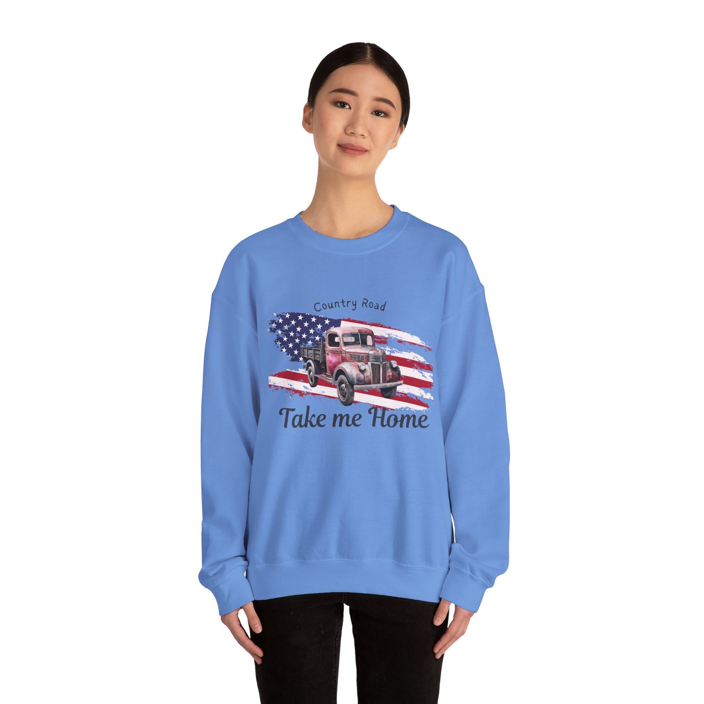 Country Road Vintage Truck Sweatshirt