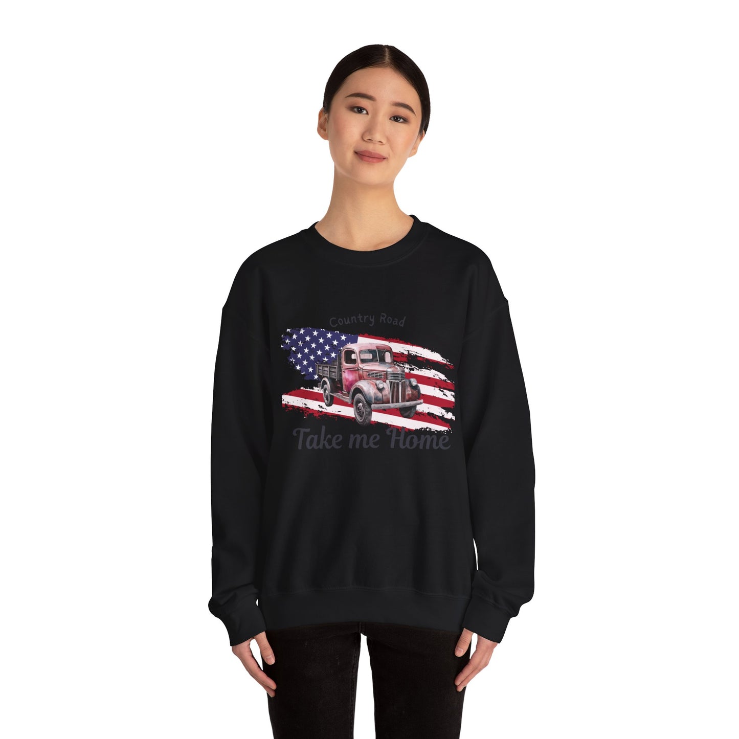 Country Road Vintage Truck Sweatshirt