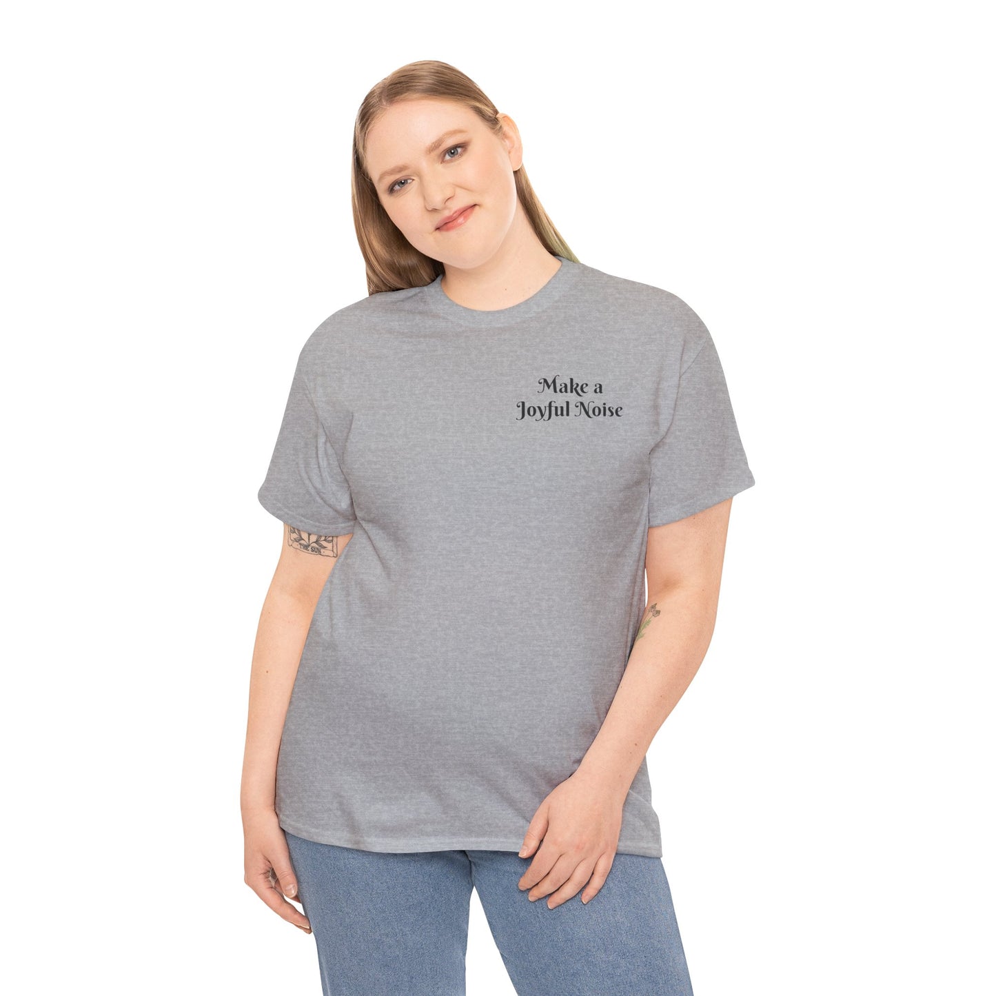 Make a Joyful Noise Unisex Heavy Cotton Tee - Music Lovers Shirt