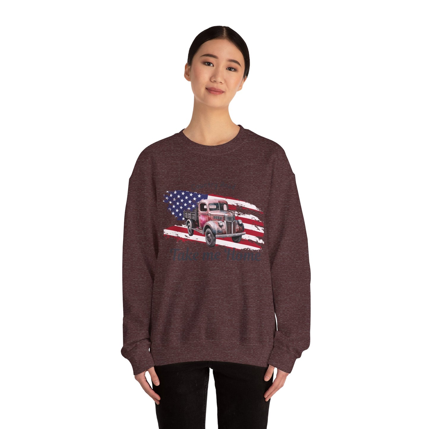 Country Road Vintage Truck Sweatshirt