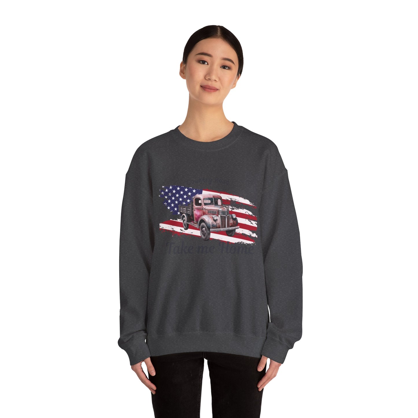 Country Road Vintage Truck Sweatshirt