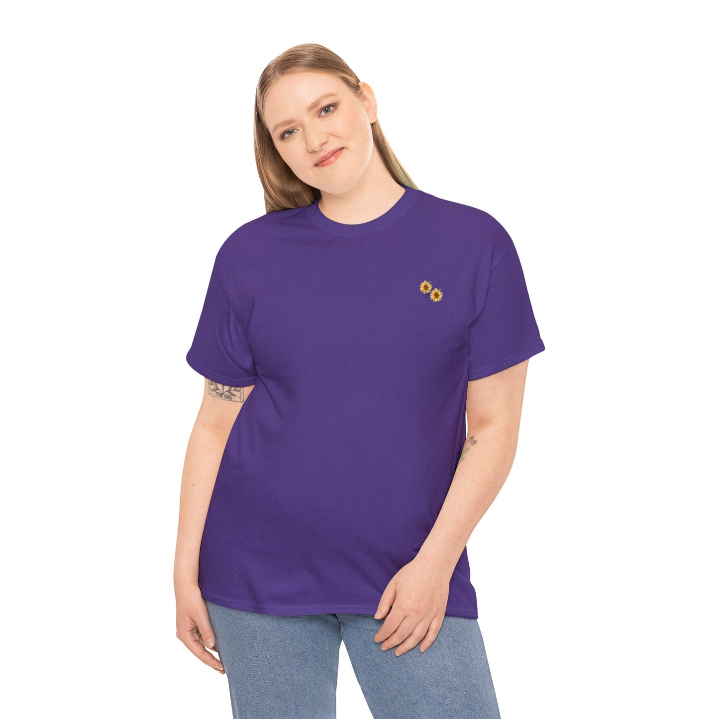 Sunflower Scenic Tee, Nature Lover T-Shirt, Summer Outfit, Gift for Her, Casual Wear