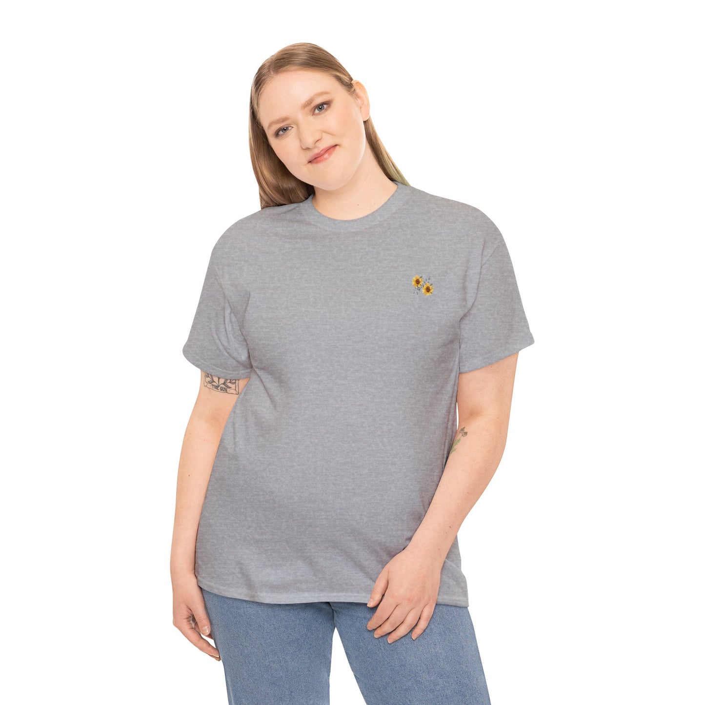 Sunflower Scenic Tee, Nature Lover T-Shirt, Summer Outfit, Gift for Her, Casual Wear