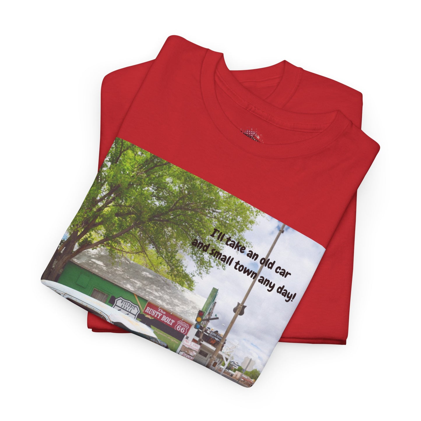 Rustic Vintage Car Tee - Retro Aesthetic Graphic T-Shirt for Casual Outings, Gifts, Travel, Summer Wardrobe, Road Trip Wear