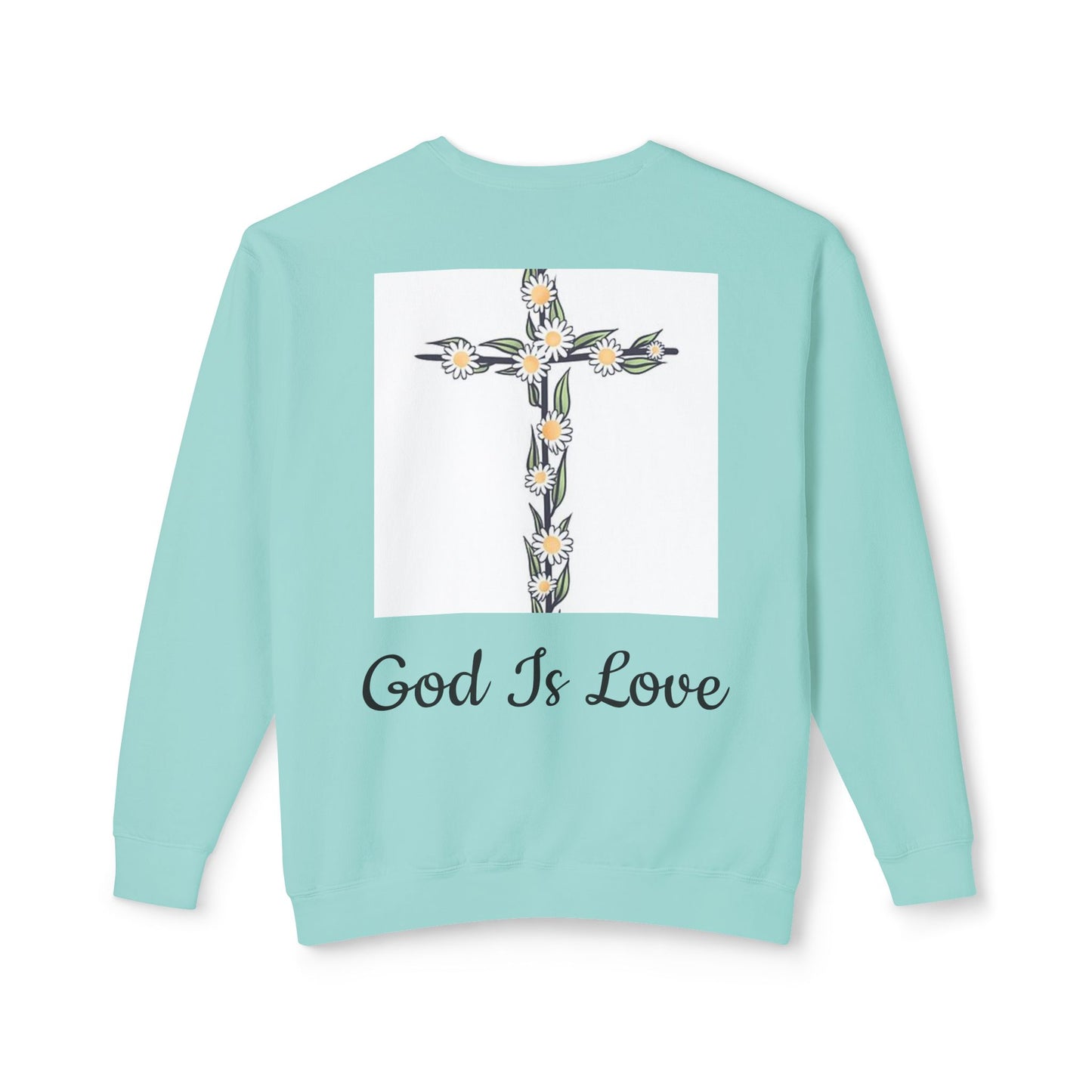 Faith, Hope, Love Unisex Lightweight Crewneck Sweatshirt