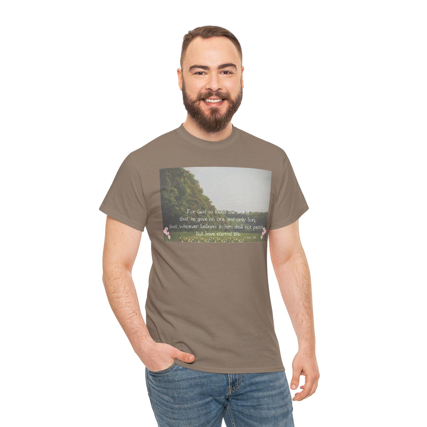 Nature-Inspired Unisex Heavy Cotton Tee, Inspirational Shirt for Outdoor Lovers, Casual Everyday Wear, Gift for Nature Enthusiasts, [...]
