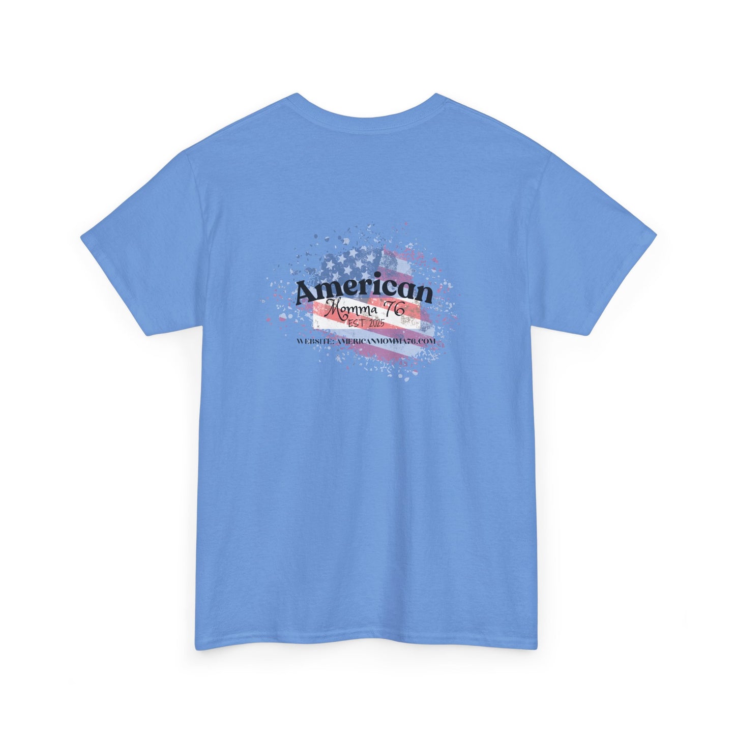 American Flag Unisex Heavy Cotton Tee – Vintage Style Graphic T-Shirt