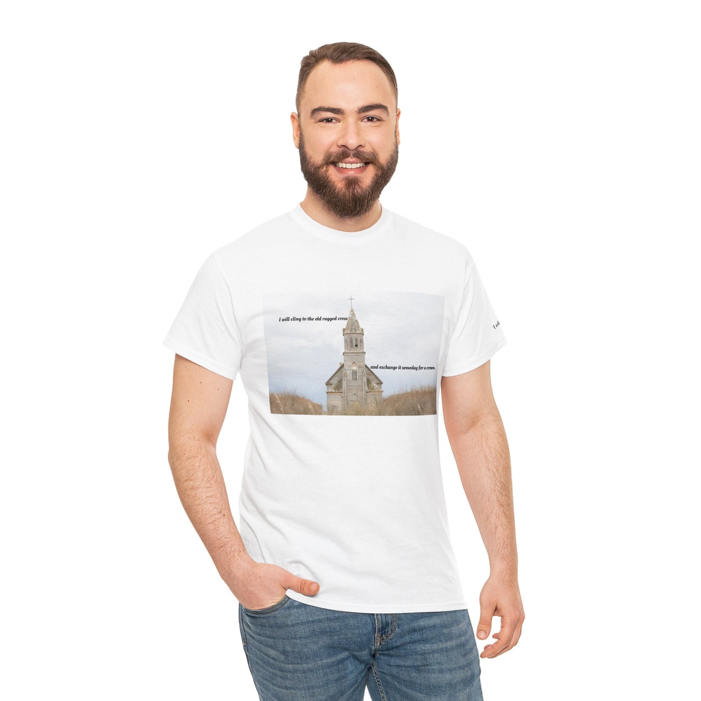 Inspirational Unisex Heavy Cotton Tee - "I Will Play the Life of Support"