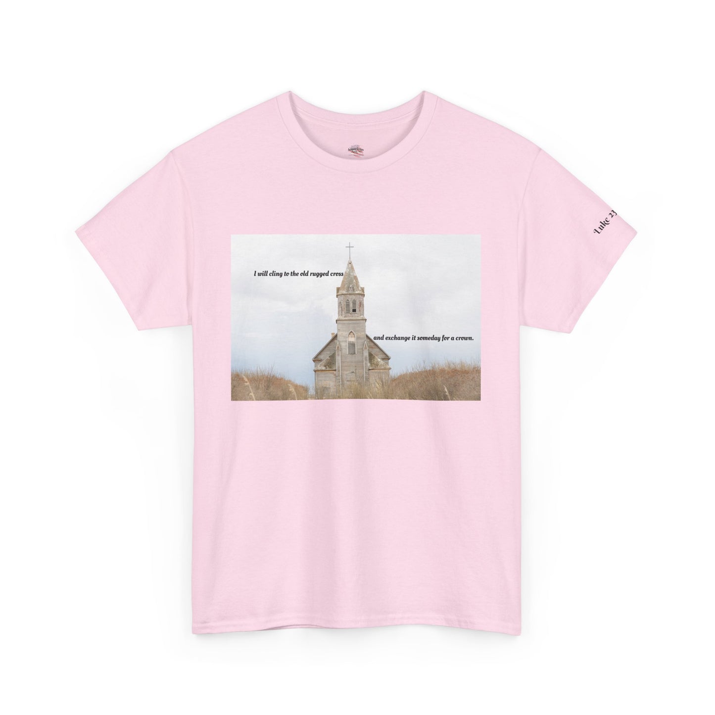 Inspirational Unisex Heavy Cotton Tee - "I Will Play the Life of Support"