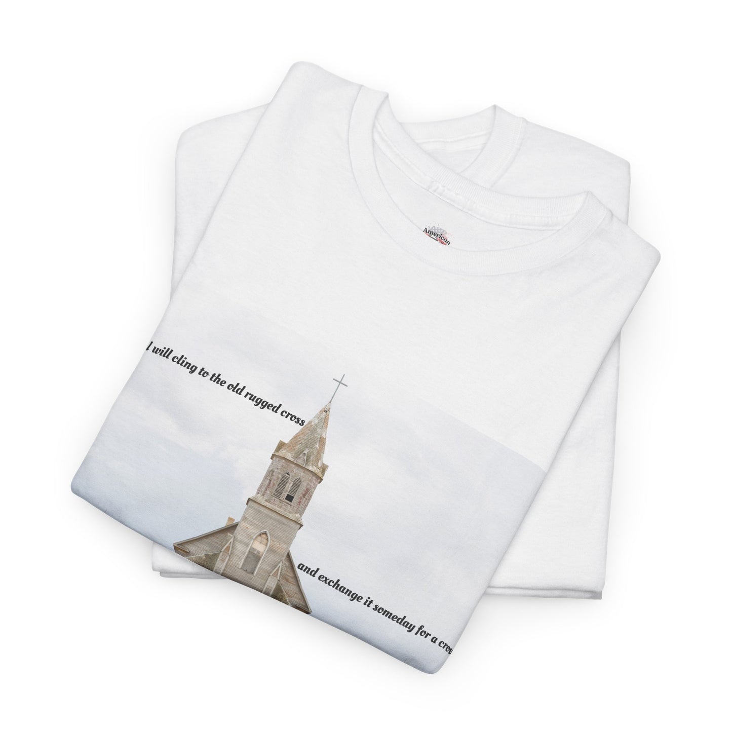 Inspirational Unisex Heavy Cotton Tee - "I Will Play the Life of Support"