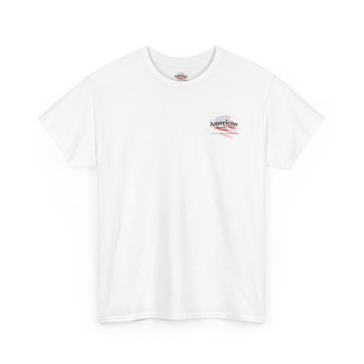American Flag Unisex Heavy Cotton Tee – Vintage Style Graphic T-Shirt
