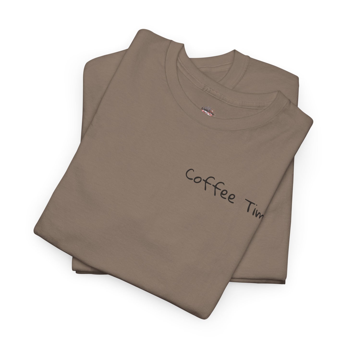 Coffee Time Unisex Heavy Cotton Tee - Faith & Caffeine Inspiration