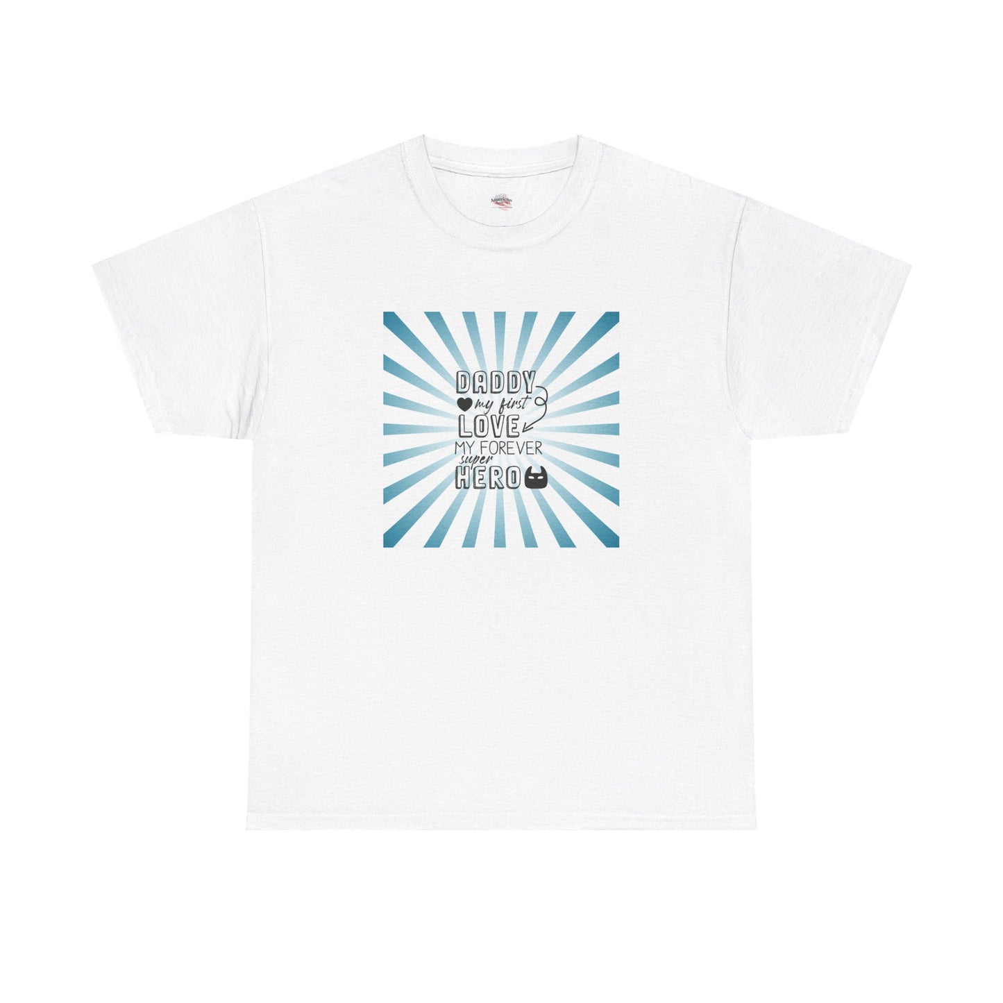 Daddy My Hero Unisex Heavy Cotton Tee - Perfect Gift for Father's Day