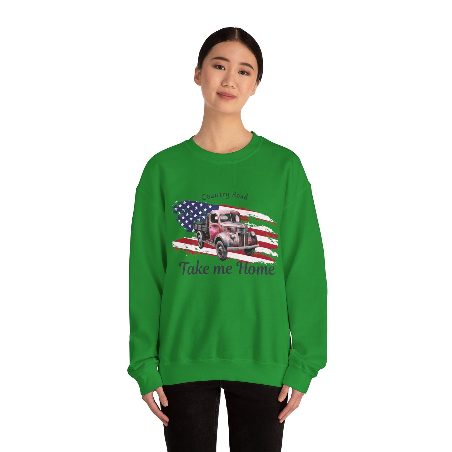 Country Road Vintage Truck Sweatshirt