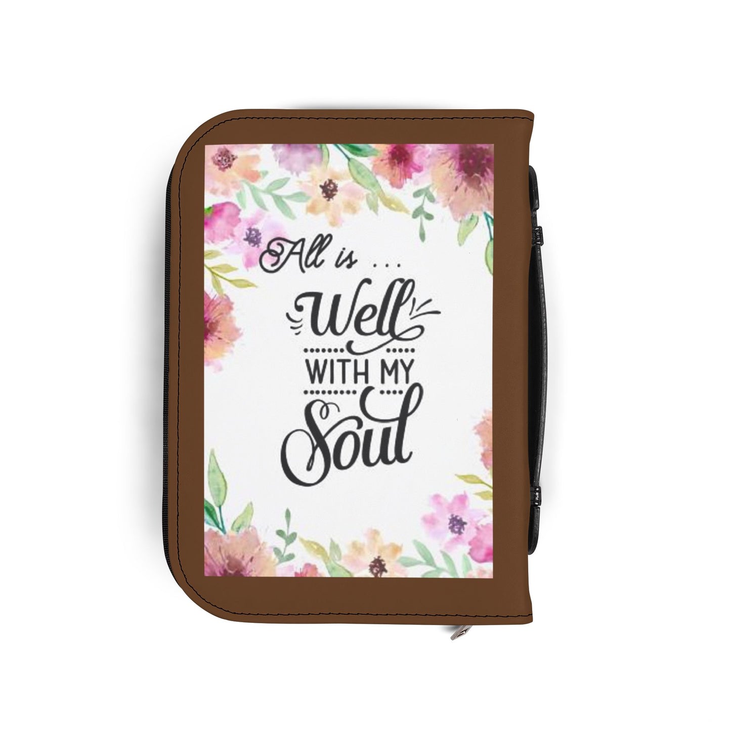 Inspirational Bible Cover, Faith Journal Case, Christian Organizer, Scripture Holder, Gift for Prayer and Devotion