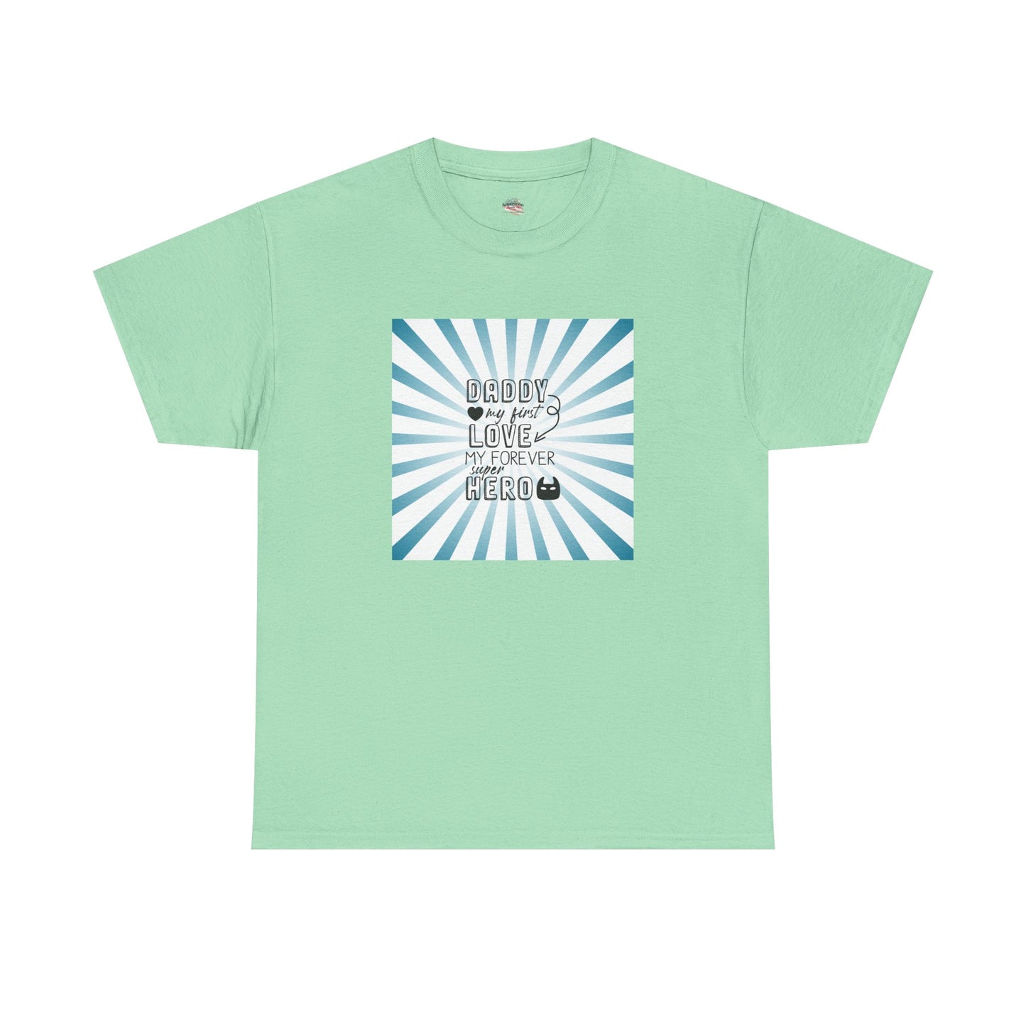 Daddy My Hero Unisex Heavy Cotton Tee - Perfect Gift for Father's Day
