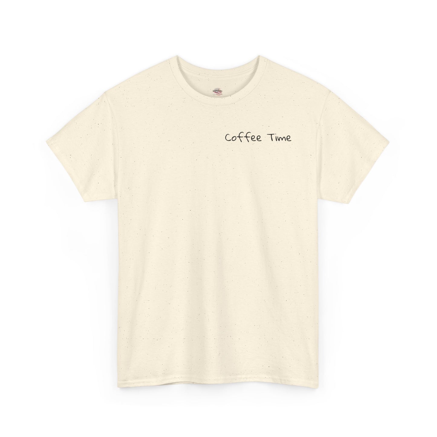 Coffee Time Unisex Heavy Cotton Tee - Faith & Caffeine Inspiration
