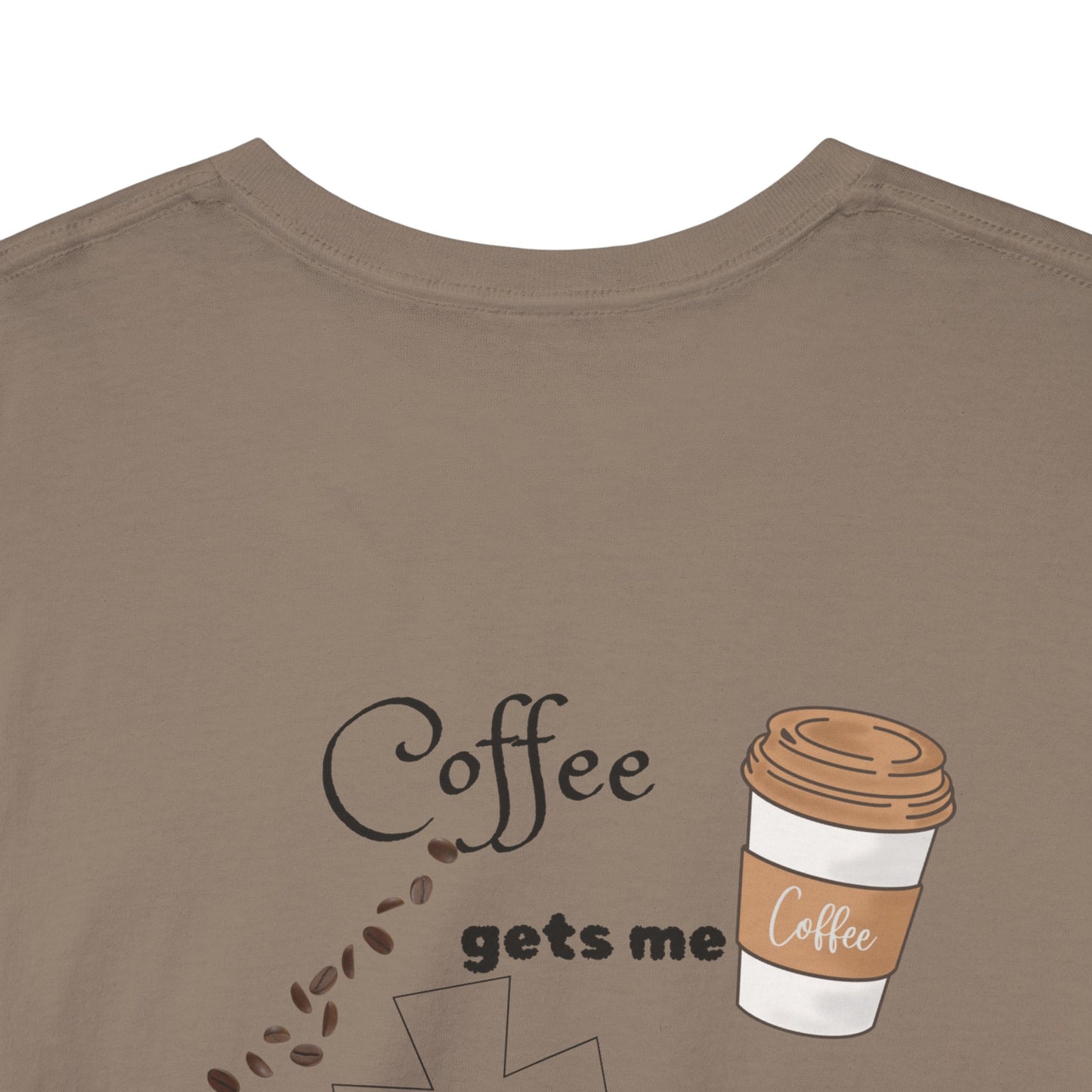 Coffee Time Unisex Heavy Cotton Tee - Faith & Caffeine Inspiration