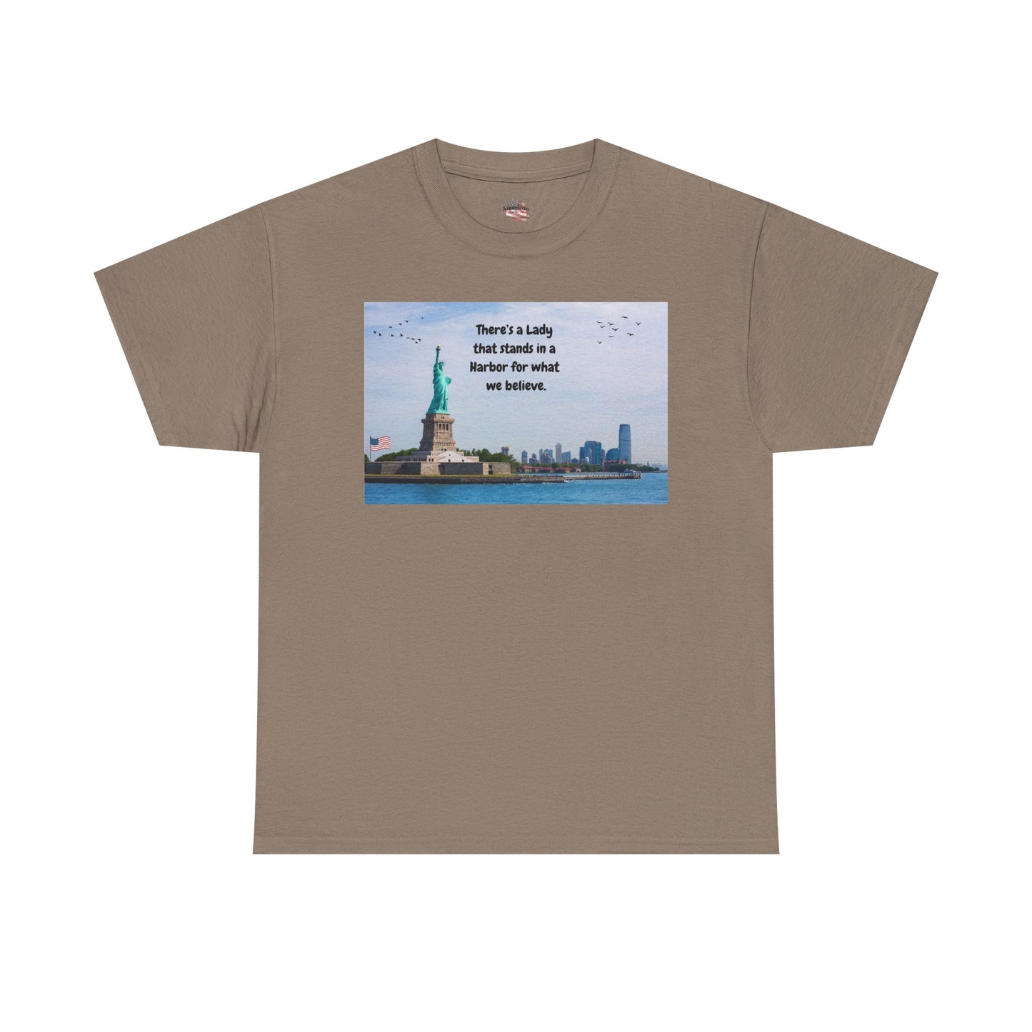 Unisex Heavy Cotton Tee with Lady Liberty Design, Inspirational Quote T-Shirt, Independence Day Gift, Patriot Apparel, New York [...]