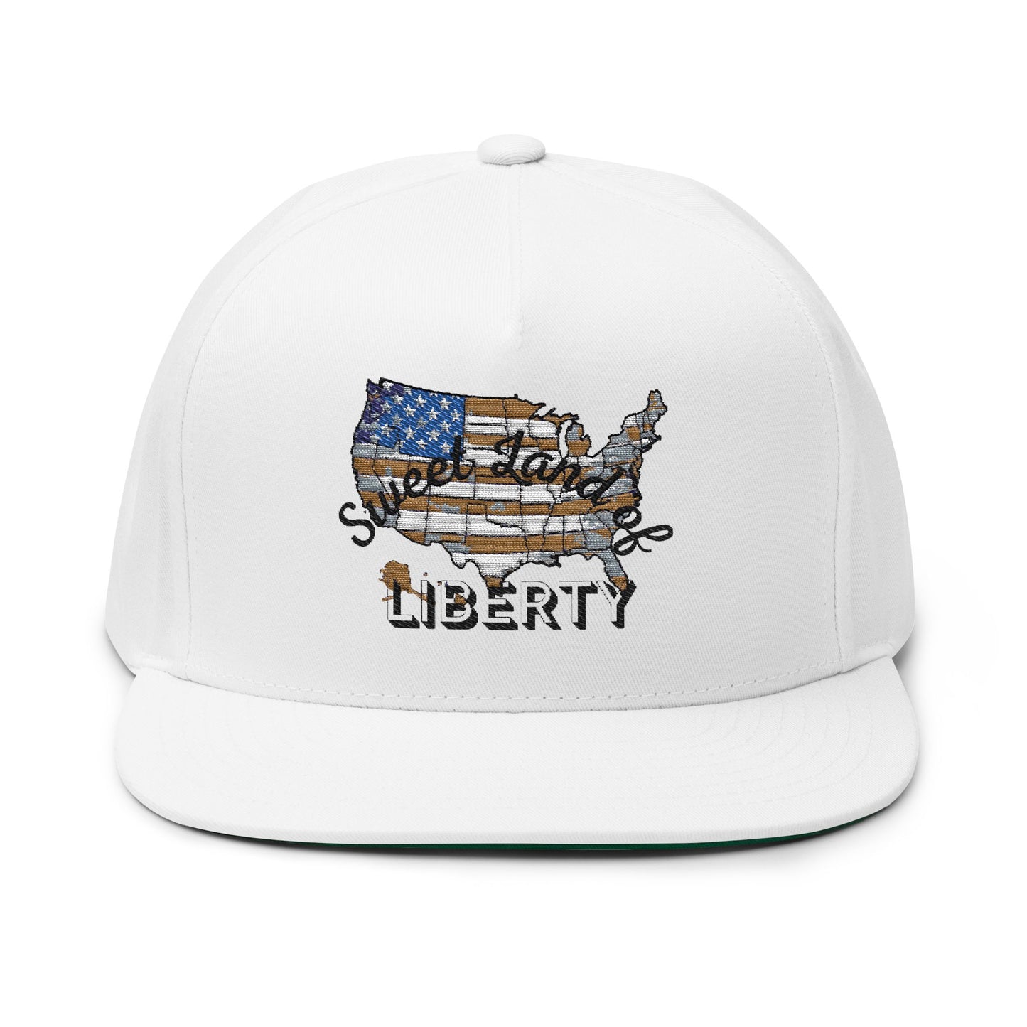 Flat Bill Cap (Embroidery)