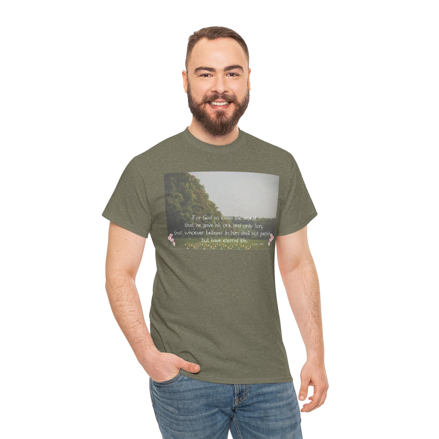 Nature-Inspired Unisex Heavy Cotton Tee, Inspirational Shirt for Outdoor Lovers, Casual Everyday Wear, Gift for Nature Enthusiasts, [...]