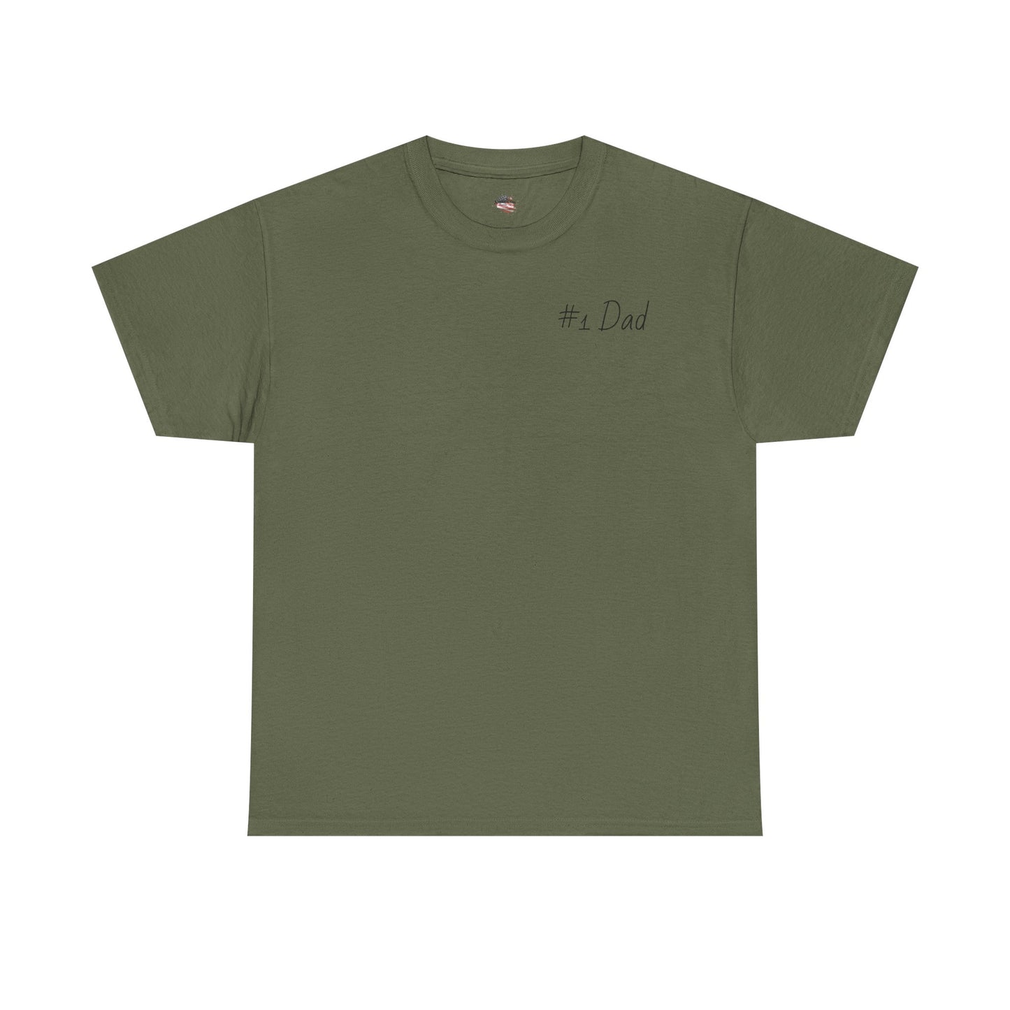 #1 Dad Unisex Heavy Cotton Tee - Best Dad Ever Shirt