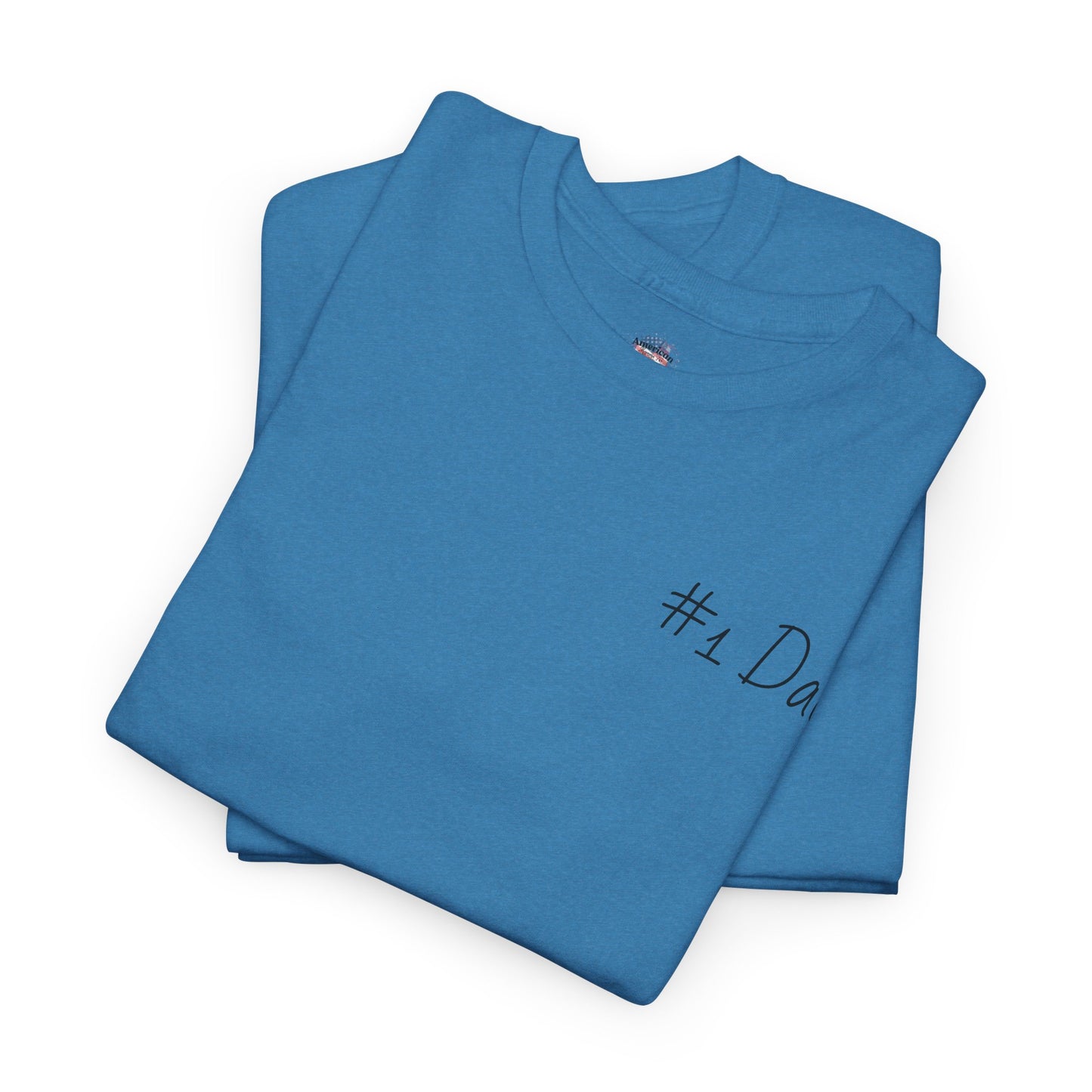 #1 Dad Unisex Heavy Cotton Tee - Best Dad Ever Shirt