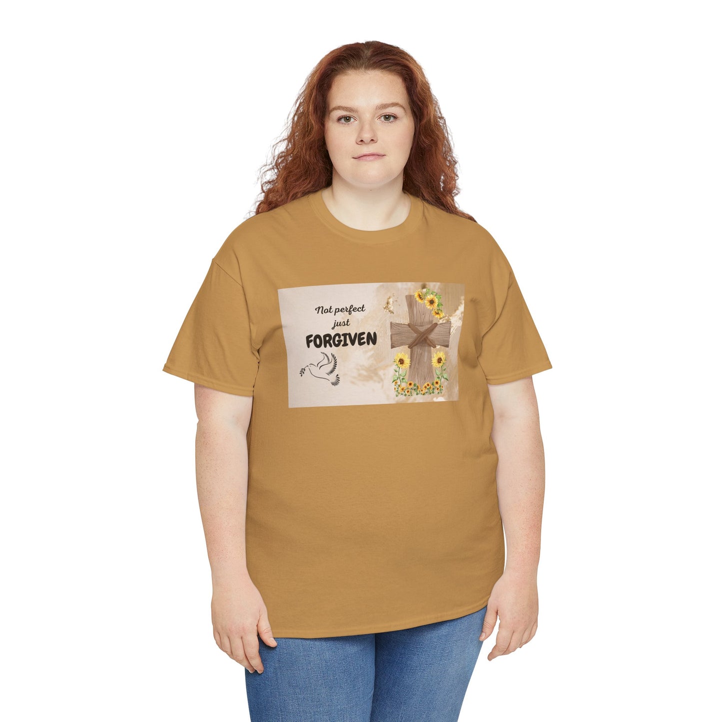 Forgiven Inspirational Tee, Unisex Cotton Shirt, Motivational Gift, Faith-Based Apparel, Summer Casual Wear, Spiritual Reminder