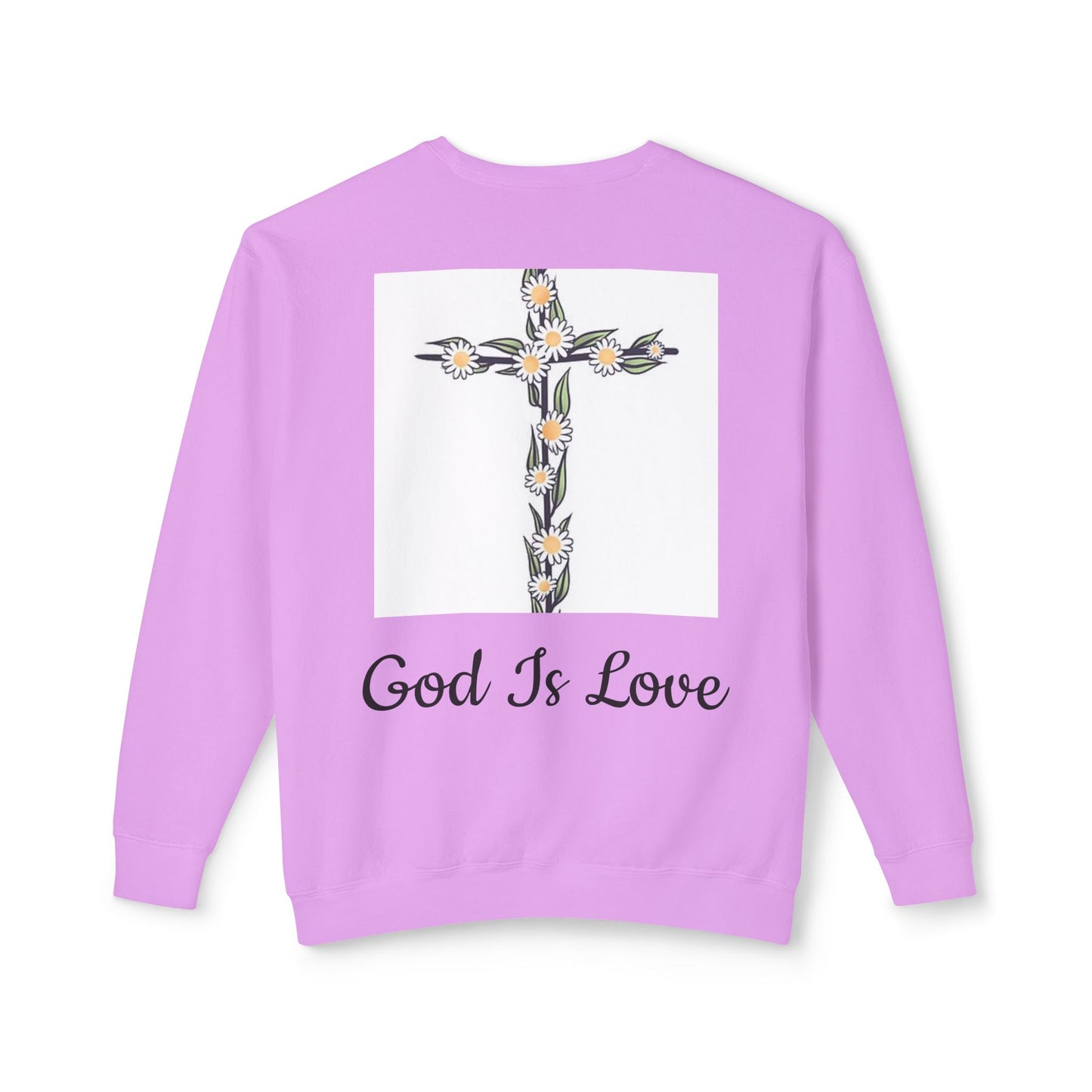 Faith, Hope, Love Unisex Lightweight Crewneck Sweatshirt
