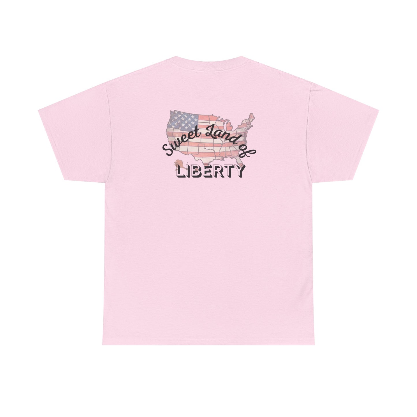 Patriotic Unisex Heavy Cotton Tee - Proud to be an American
