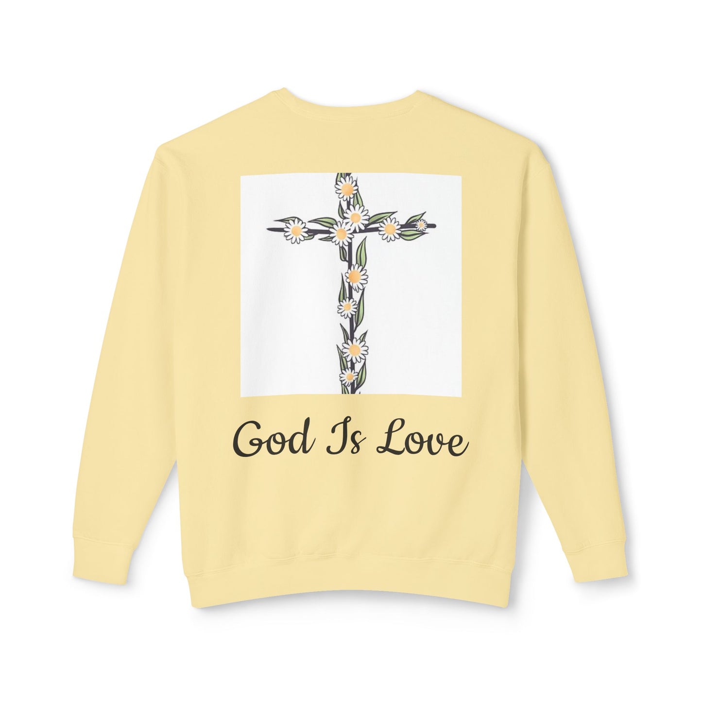 Faith, Hope, Love Unisex Lightweight Crewneck Sweatshirt