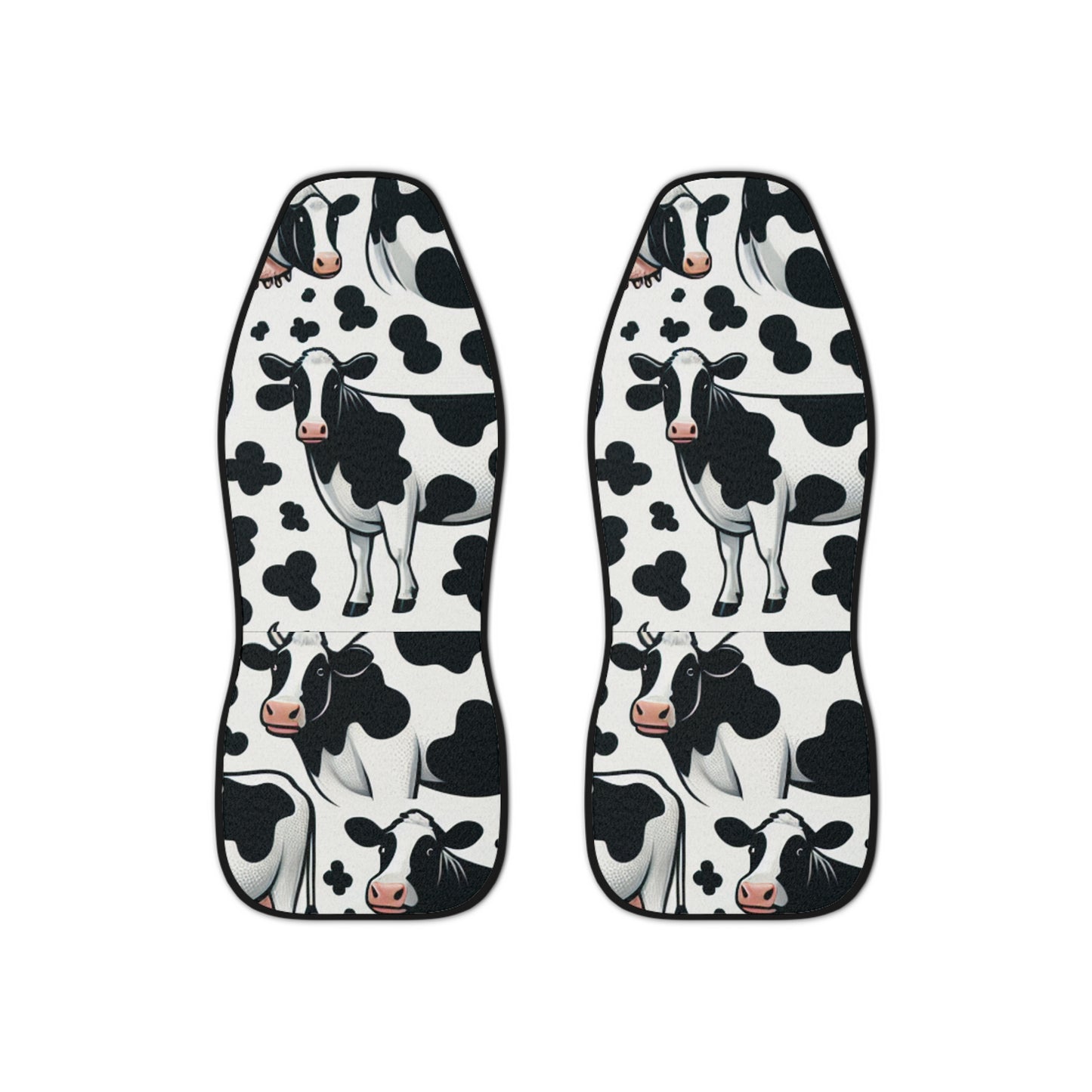 Cow Print Car Seat Covers - Fun & Stylish Auto Accessories