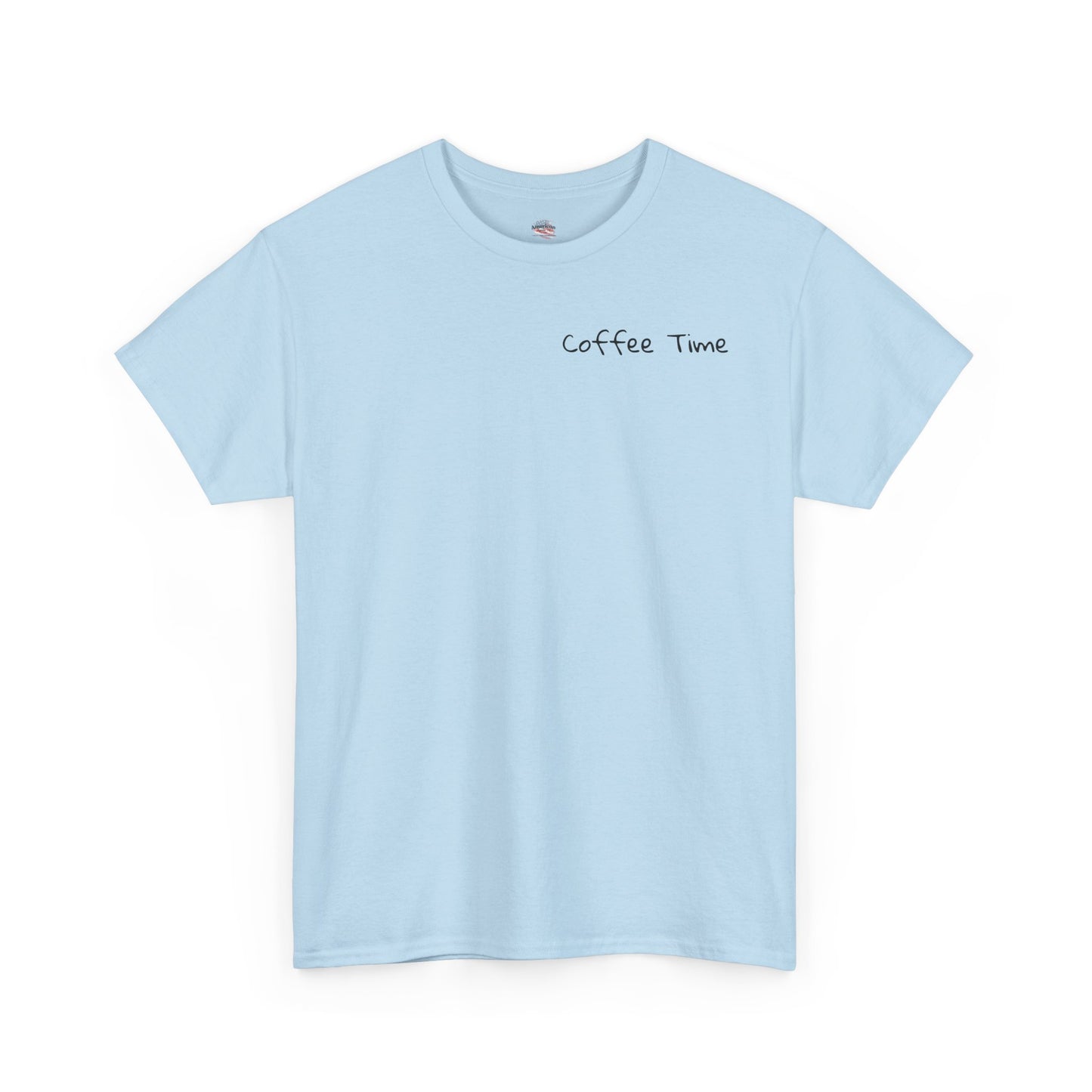 Coffee Time Unisex Heavy Cotton Tee - Faith & Caffeine Inspiration