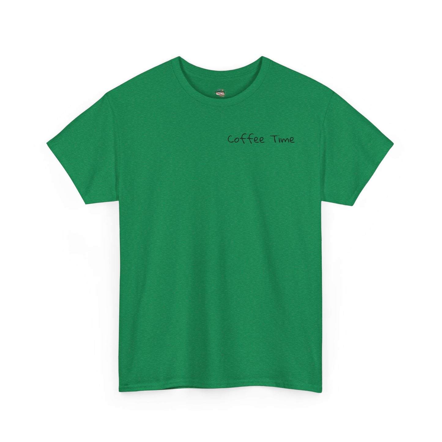 Coffee Time Unisex Heavy Cotton Tee - Faith & Caffeine Inspiration