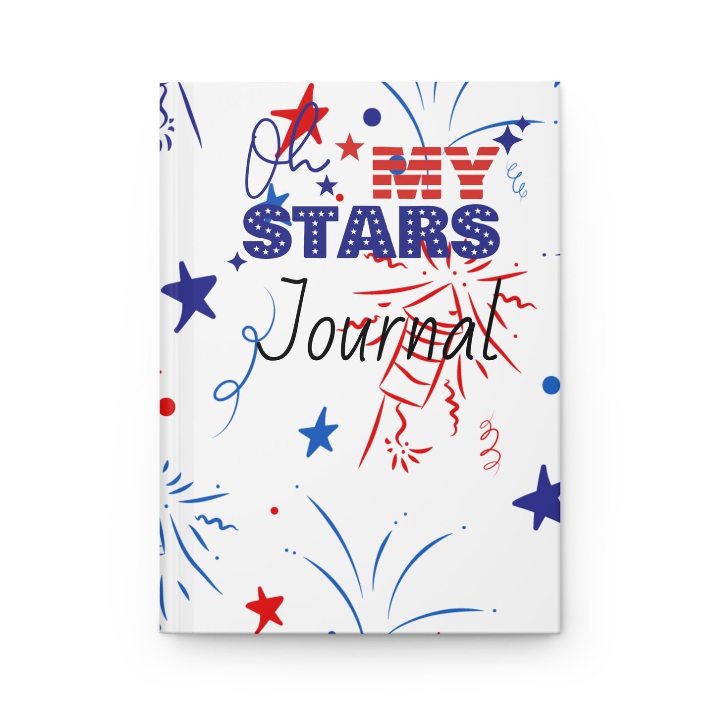 My Stars Themed Hardcover Journal – Festive Notebook for Celebrations & Reflections