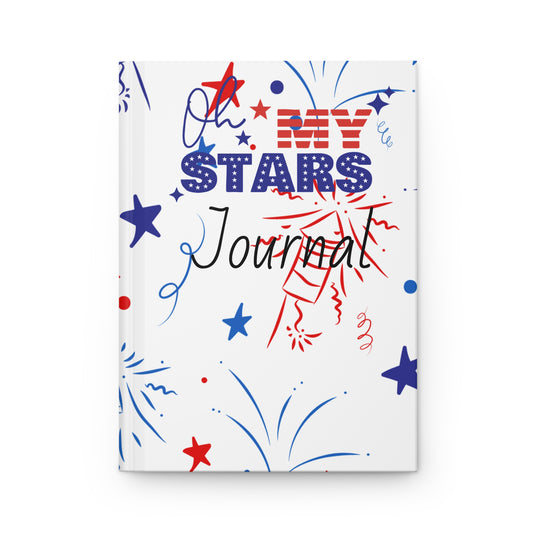 My Stars Themed Hardcover Journal – Festive Notebook for Celebrations & Reflections