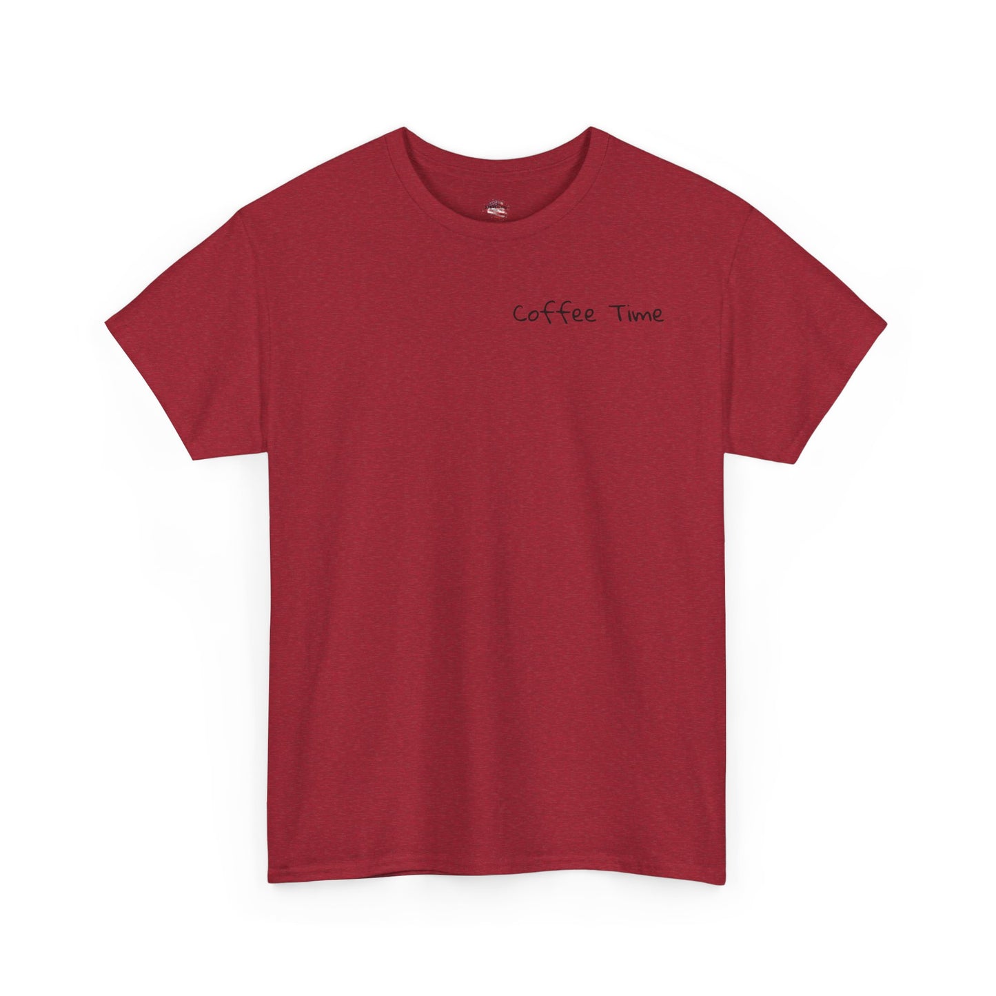 Coffee Time Unisex Heavy Cotton Tee - Faith & Caffeine Inspiration