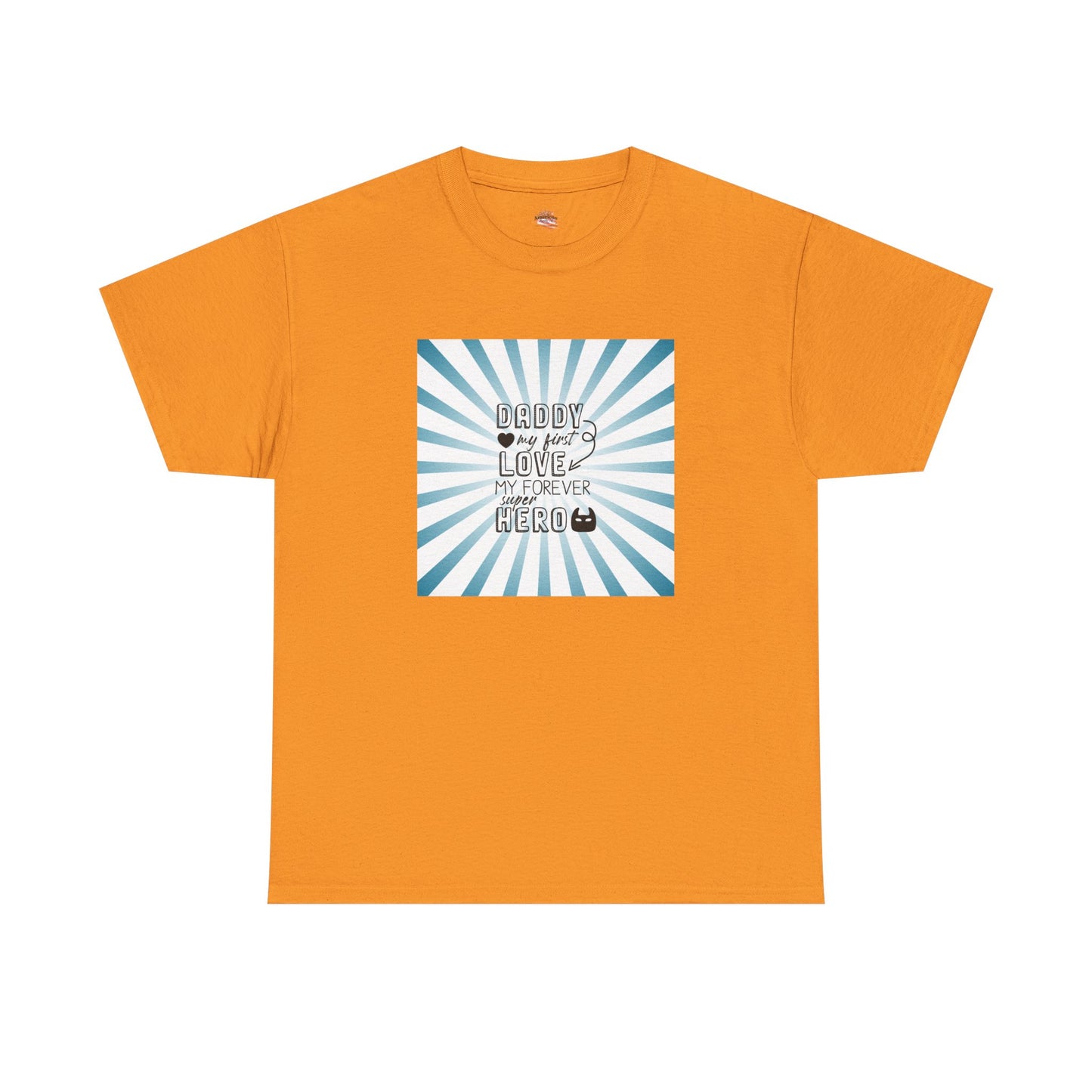 Daddy My Hero Unisex Heavy Cotton Tee - Perfect Gift for Father's Day