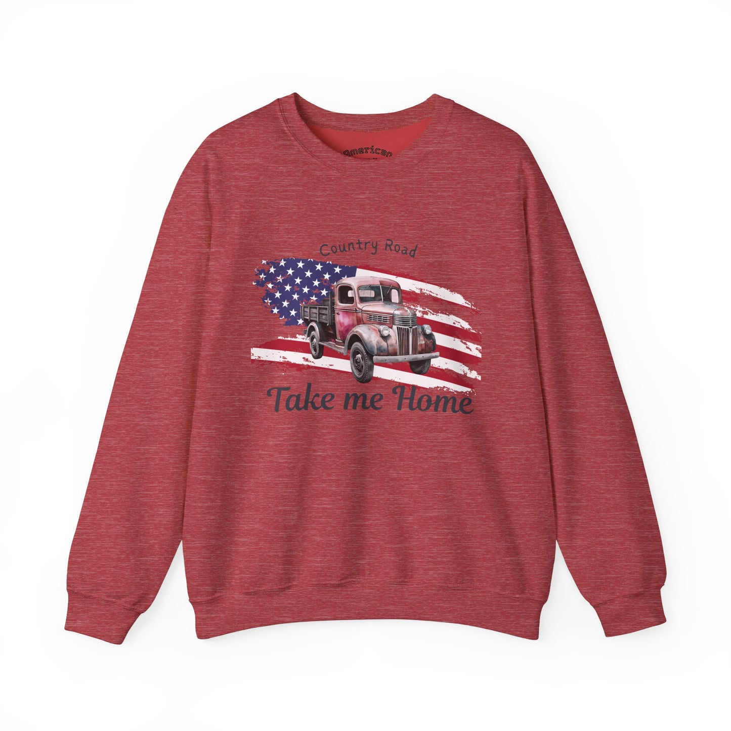 Country Road Vintage Truck Sweatshirt
